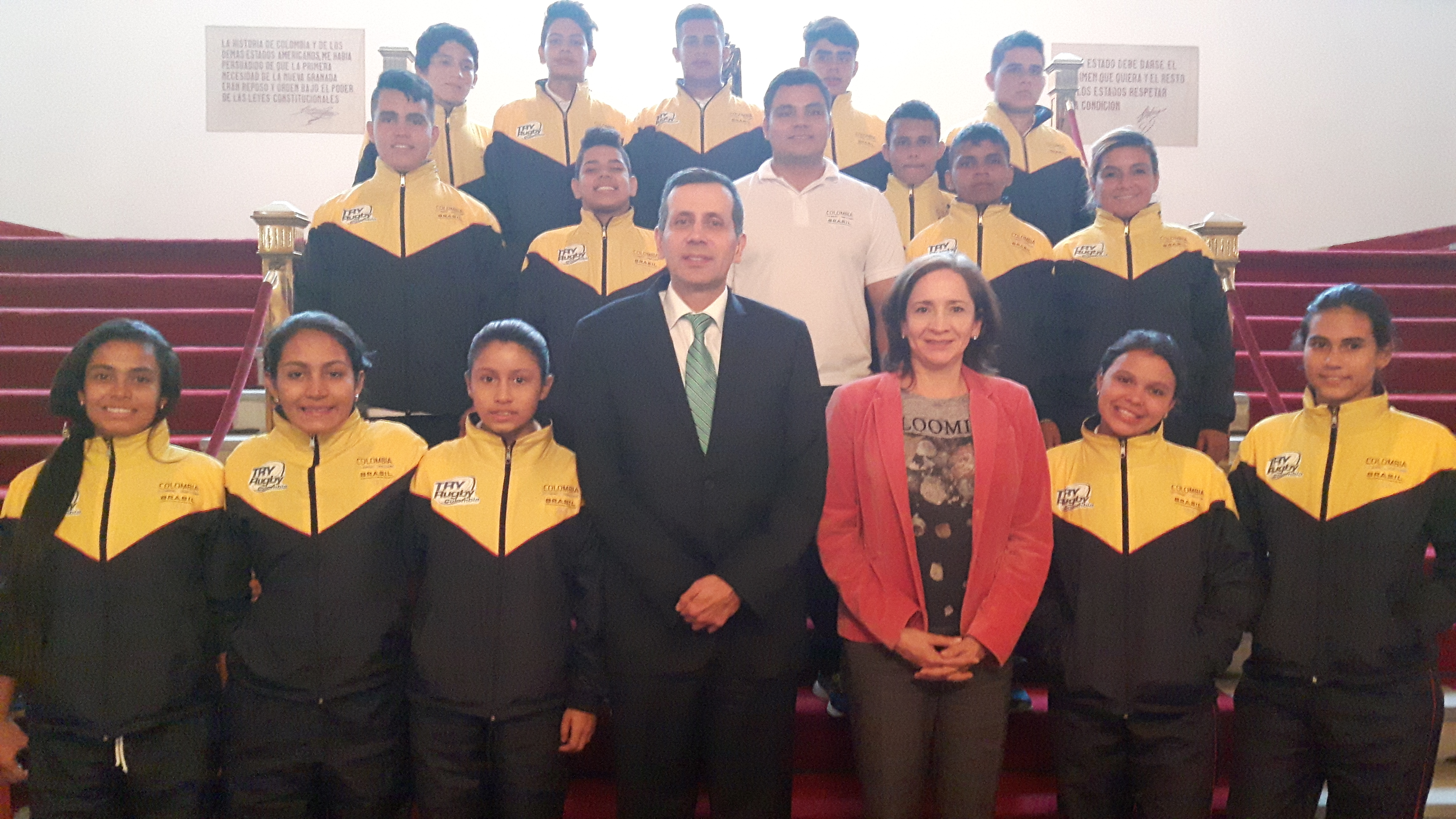 alt Jóvenes rugbiers colombianos participarán en el II Festival 'Try Rugby Brasil'