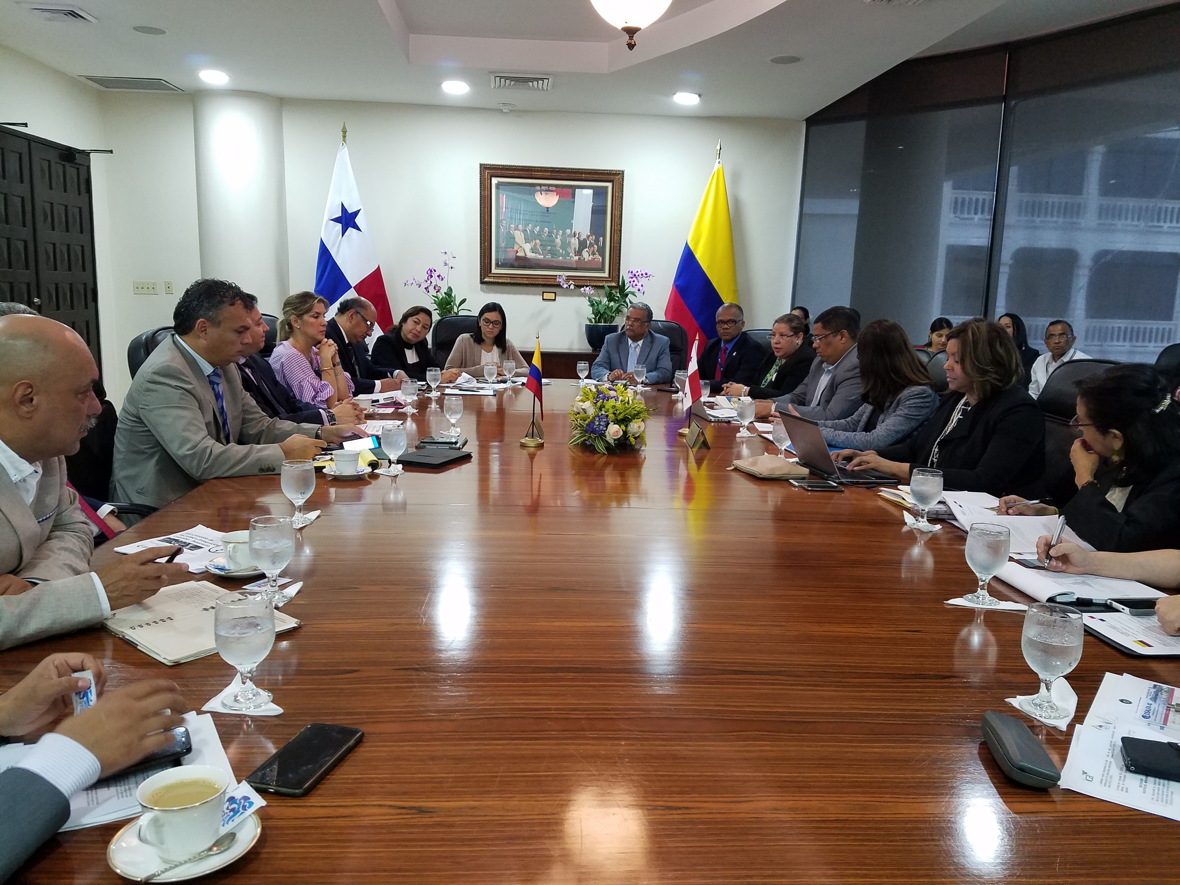 El Director de Soberanía Territorial de la Cancillería colombiana, Ricardo Montenegro, lideró junto a la Directora General de Política Exterior del Ministerio de Relaciones Exteriores de Panamá, Nicole Wong, la XVI Reunión Plenaria de la Comisión de Vecindad Colombo-Panameña, encuentro que se da con el objetivo de fortalecer la integración en la frontera común