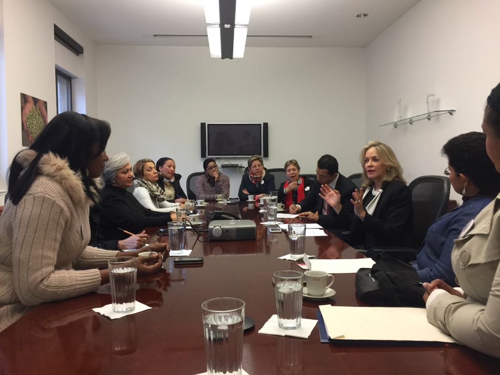 Estudiantes del Colegio Mayor de Bolívar visitaron la Embajada de Colombia en Washington, las Misiones de Colombia ante la OEA y ante la ONU, con el apoyo de la Academia Diplomática 