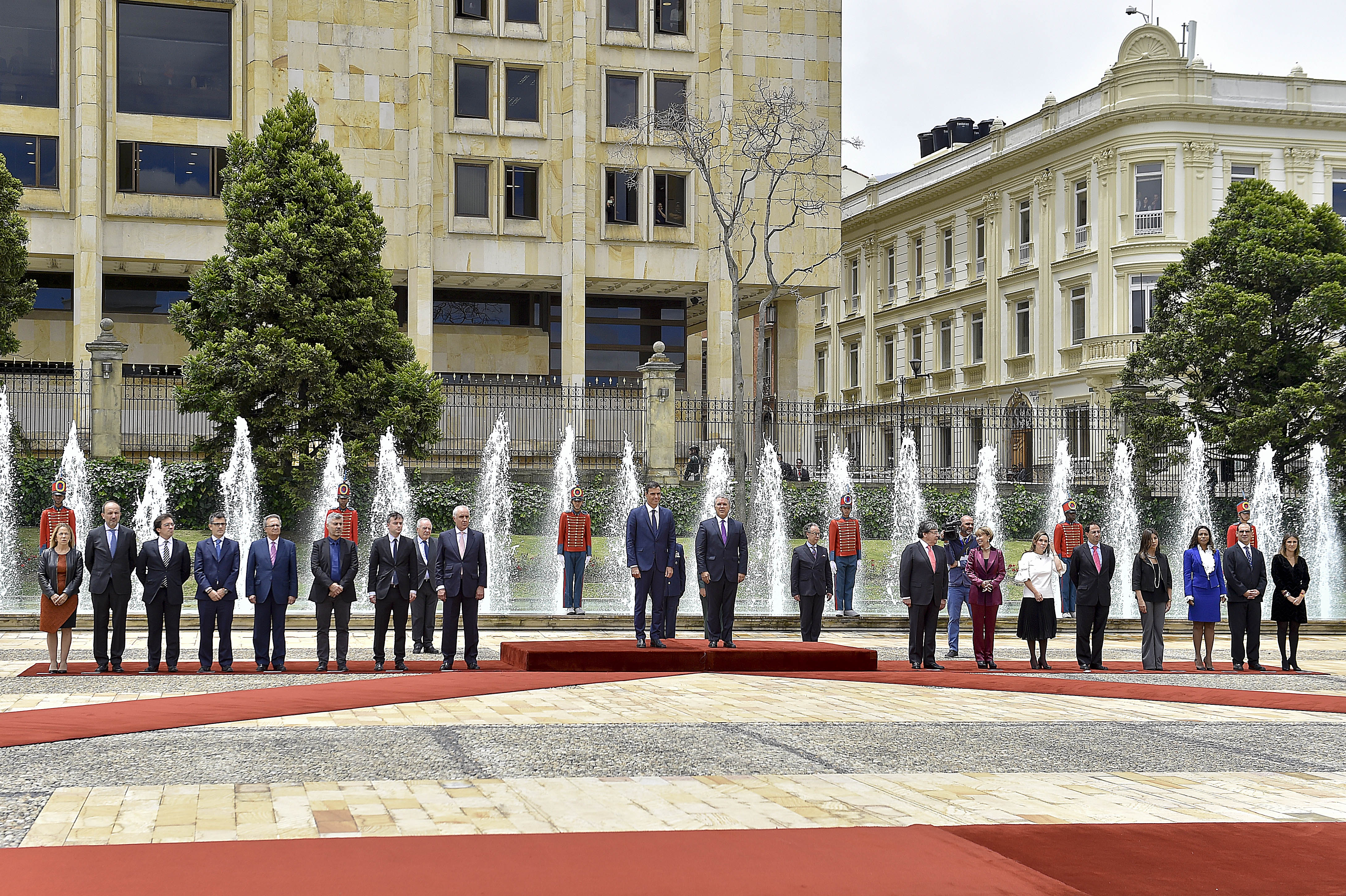 El Ministro Trujillo participó en una reunión ampliada entre Colombia y España en Casa de Nariño