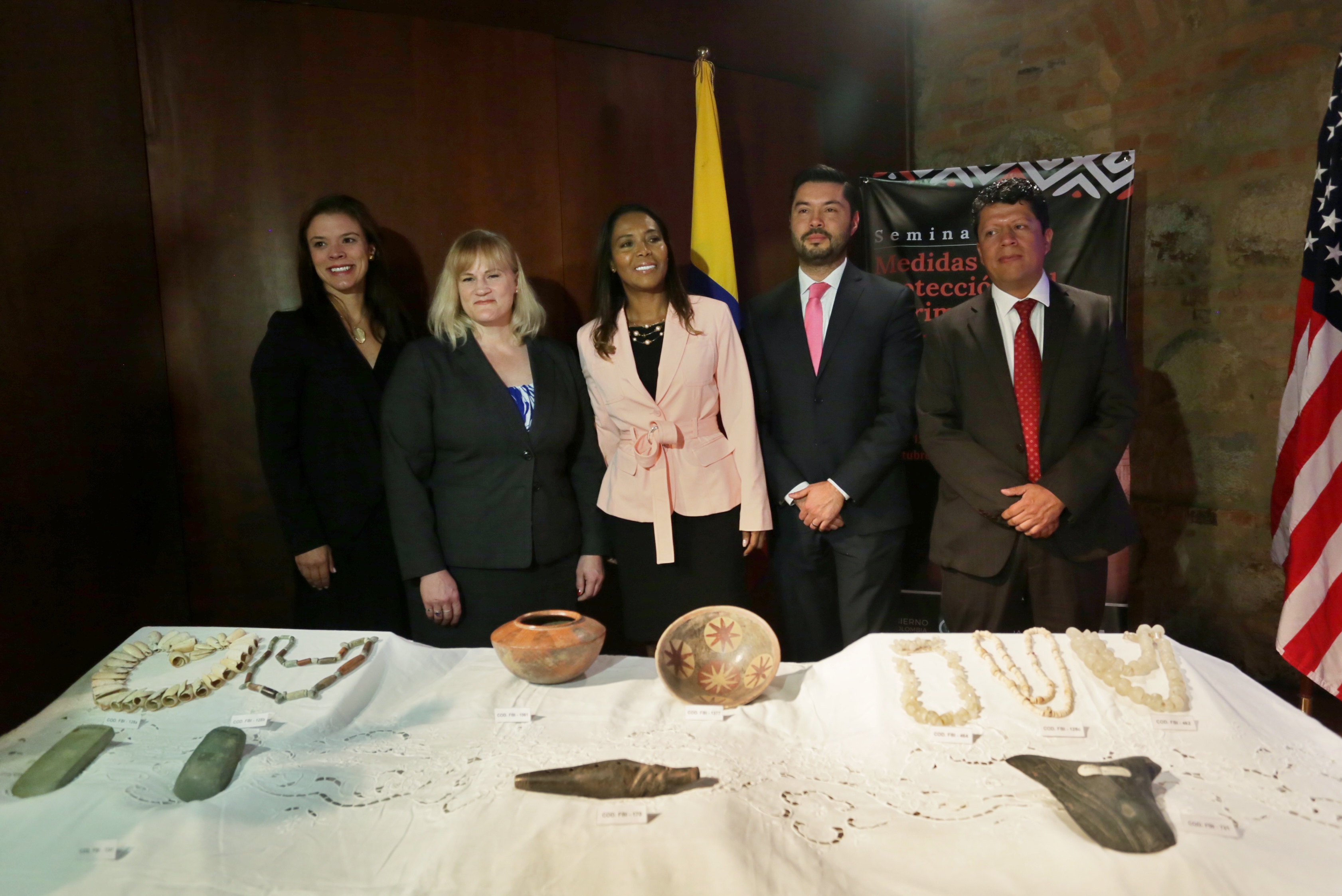 Colombia y Estados Unidos ratifican su esfuerzo en contrarrestar el tráfico ilícito de bienes culturales
