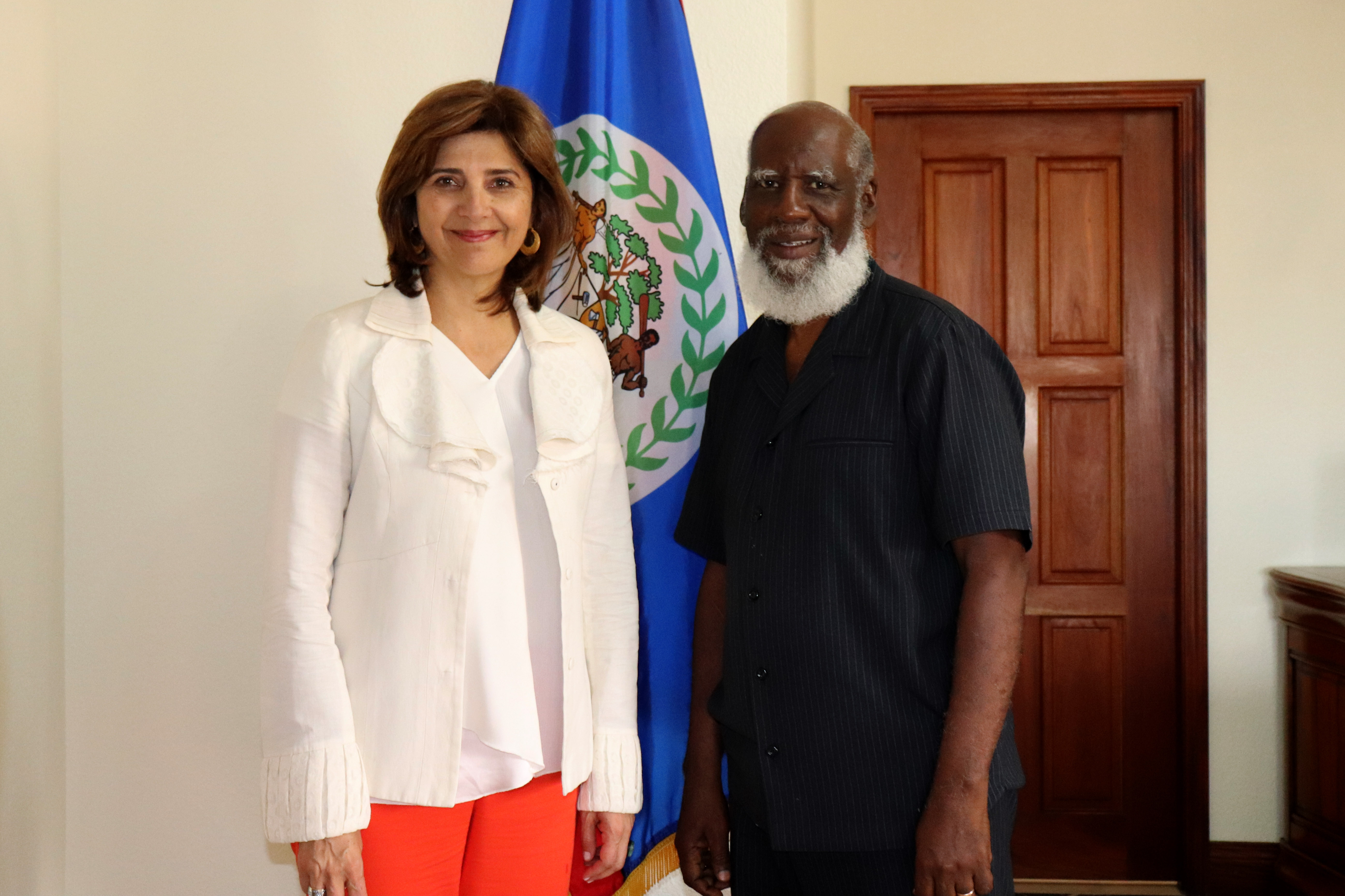 Canciller Holguín realizó visita oficial a Belice y se reunió con el Ministro de Relaciones Exteriores de ese país, Wilfred Elrington