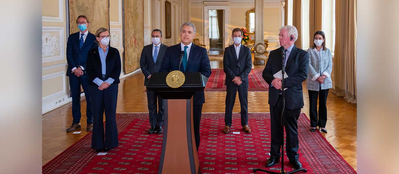 Presidente Duque agradece a la UE su solidaridad y condena frente al ataque terrorista en Cúcuta
