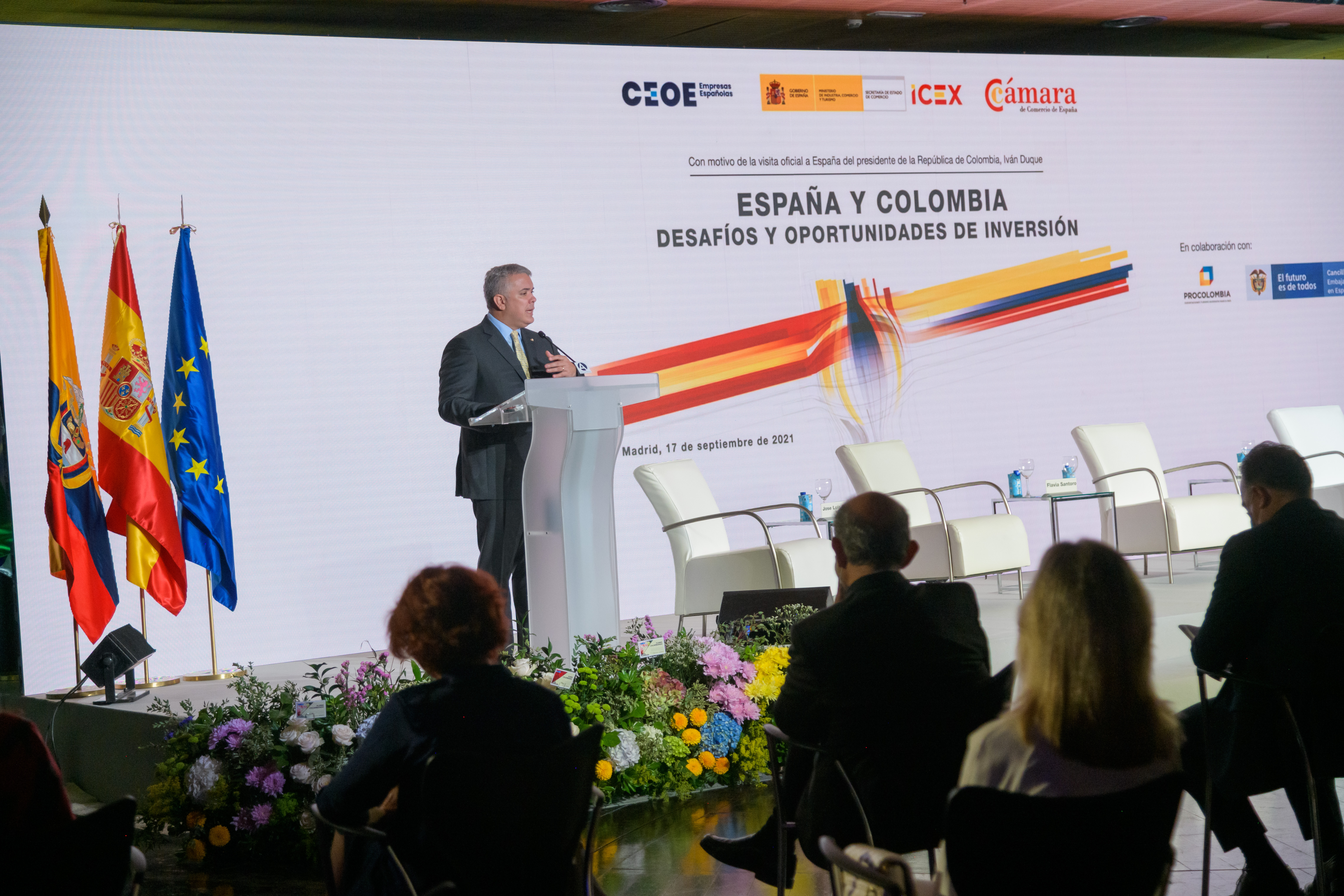 Colombia está abierta para hacer negocios y es el destino donde España se puede sentir más a gusto en América Latina y el Caribe: Duque