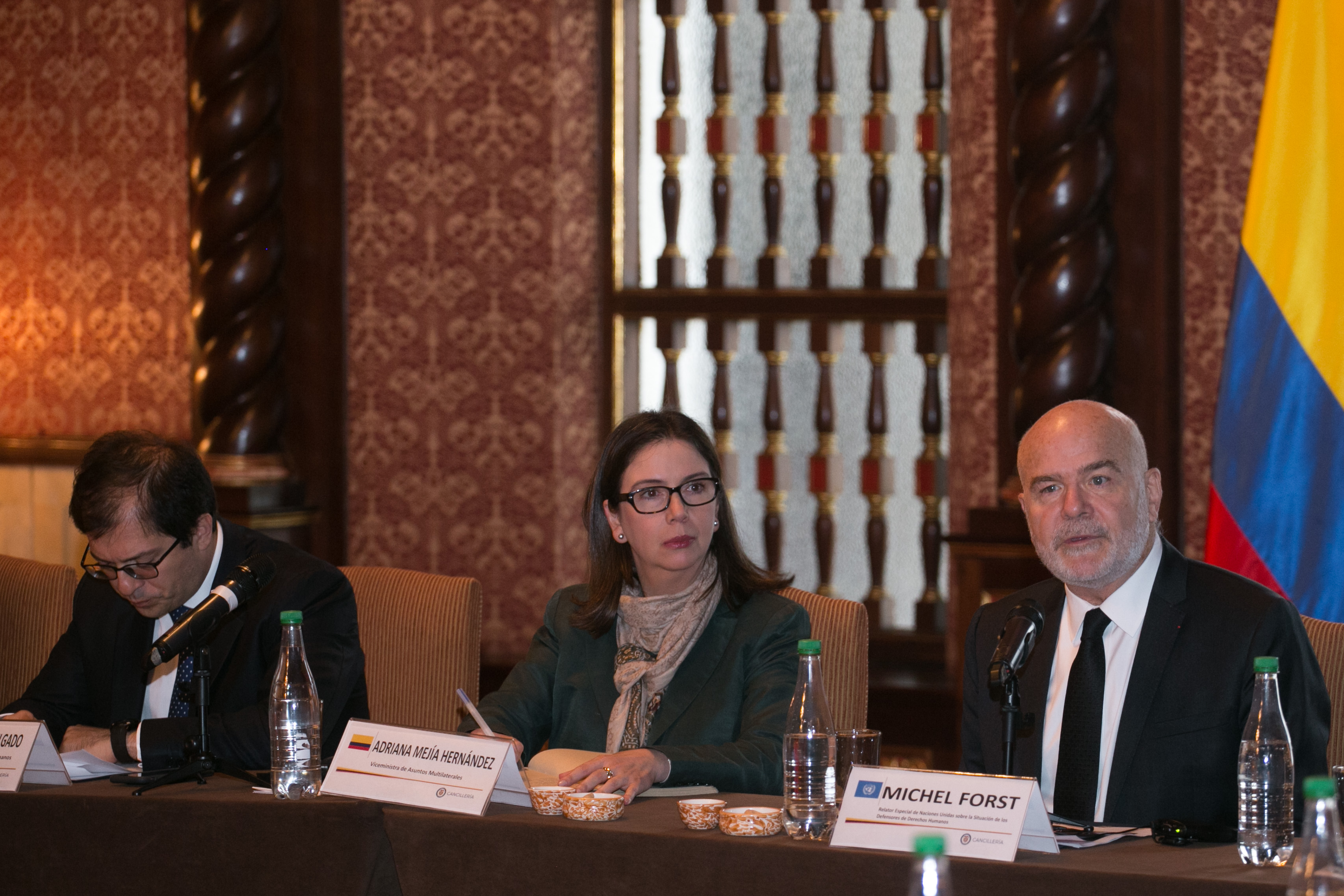 Cancillería presidió la reunión de trabajo entre las entidades del gobierno nacional y el Relator Especial de Naciones Unidas sobre la situación de los derechos humanos