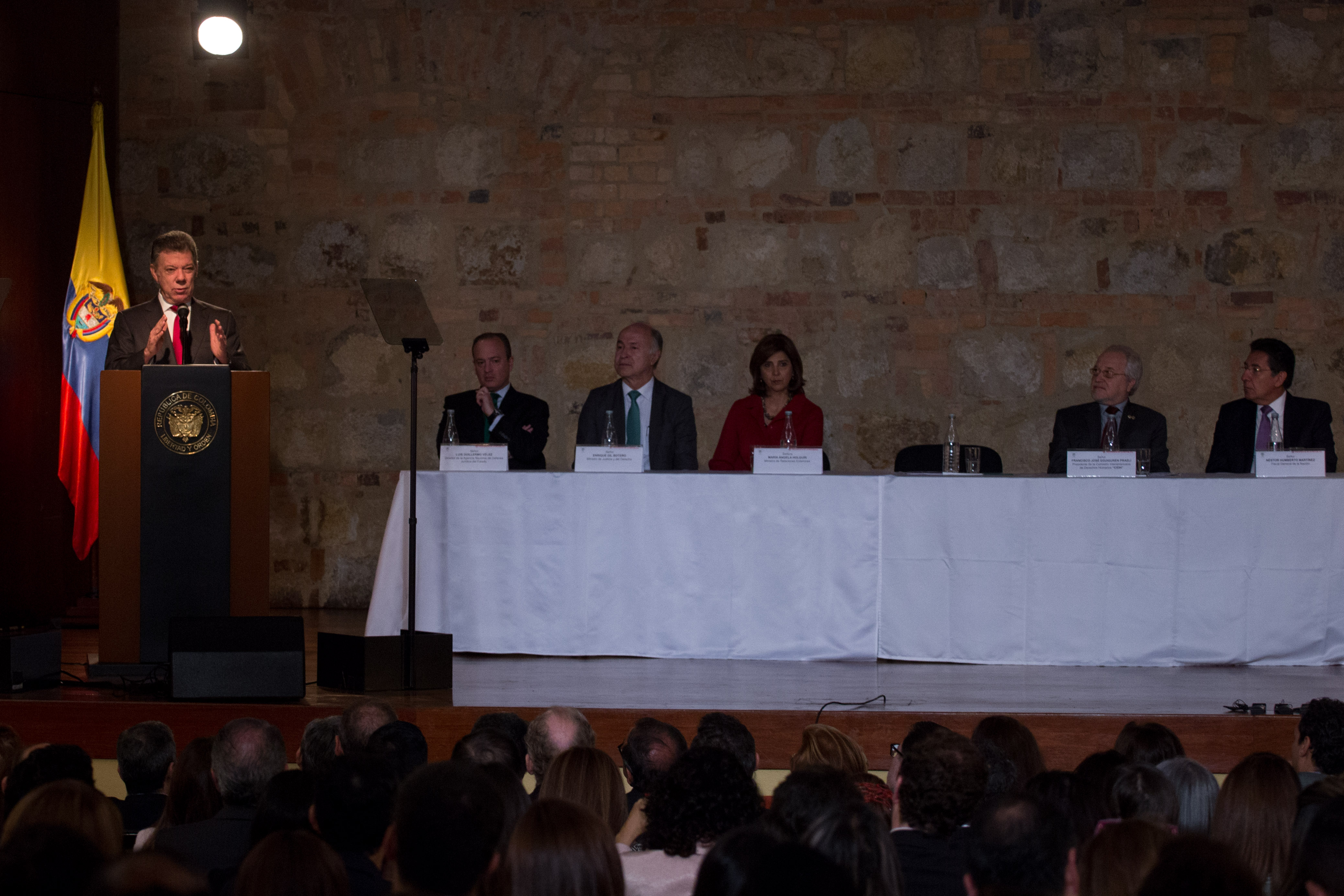 Presidente Juan Manuel Santos, en compañía de la Canciller María Ángela Holguín, instaló el 167 Período de Sesiones de la Comisión Interamericana de Derechos Humanos