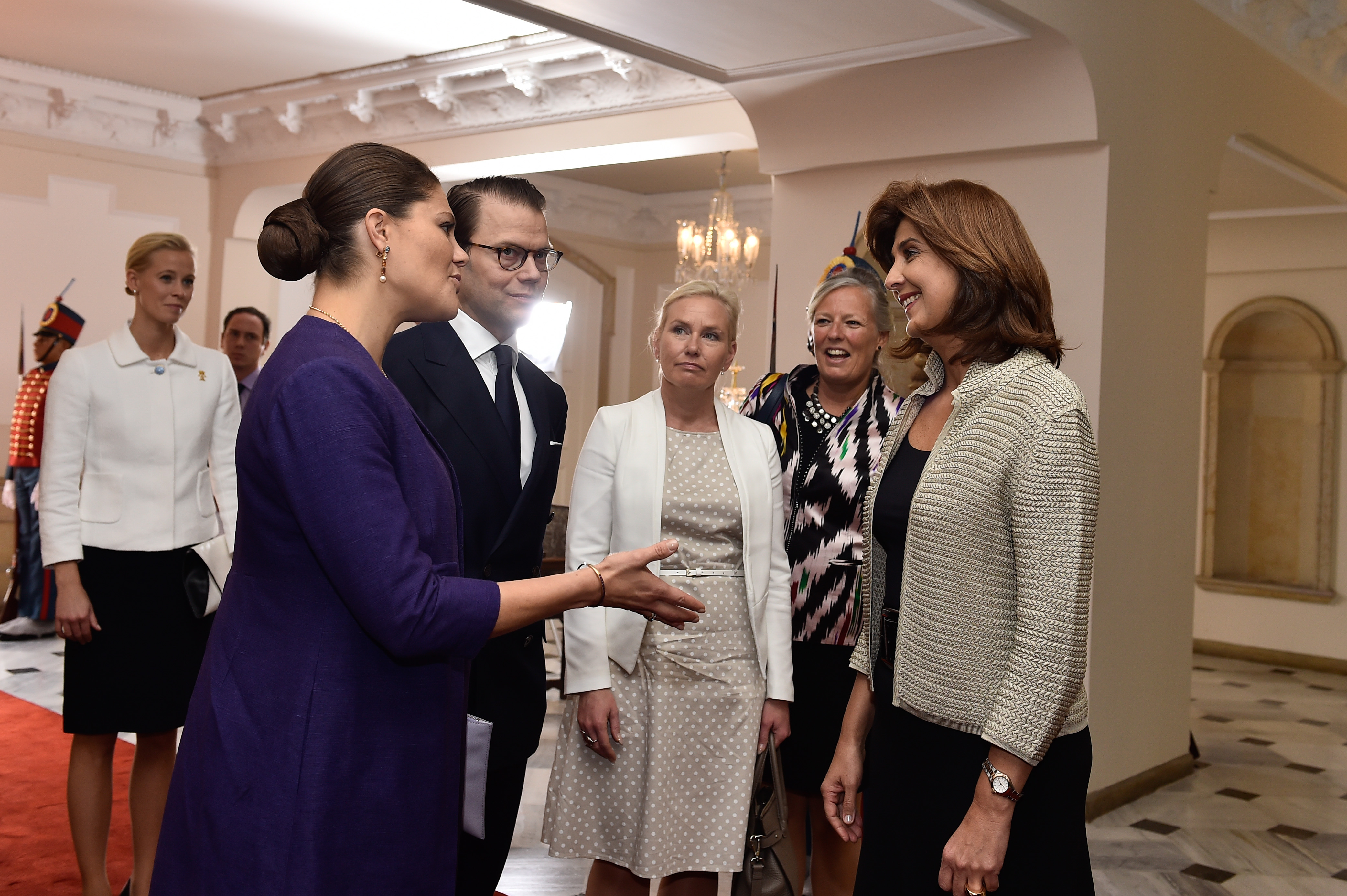 Visita de la Princesa Victoria de Suecia