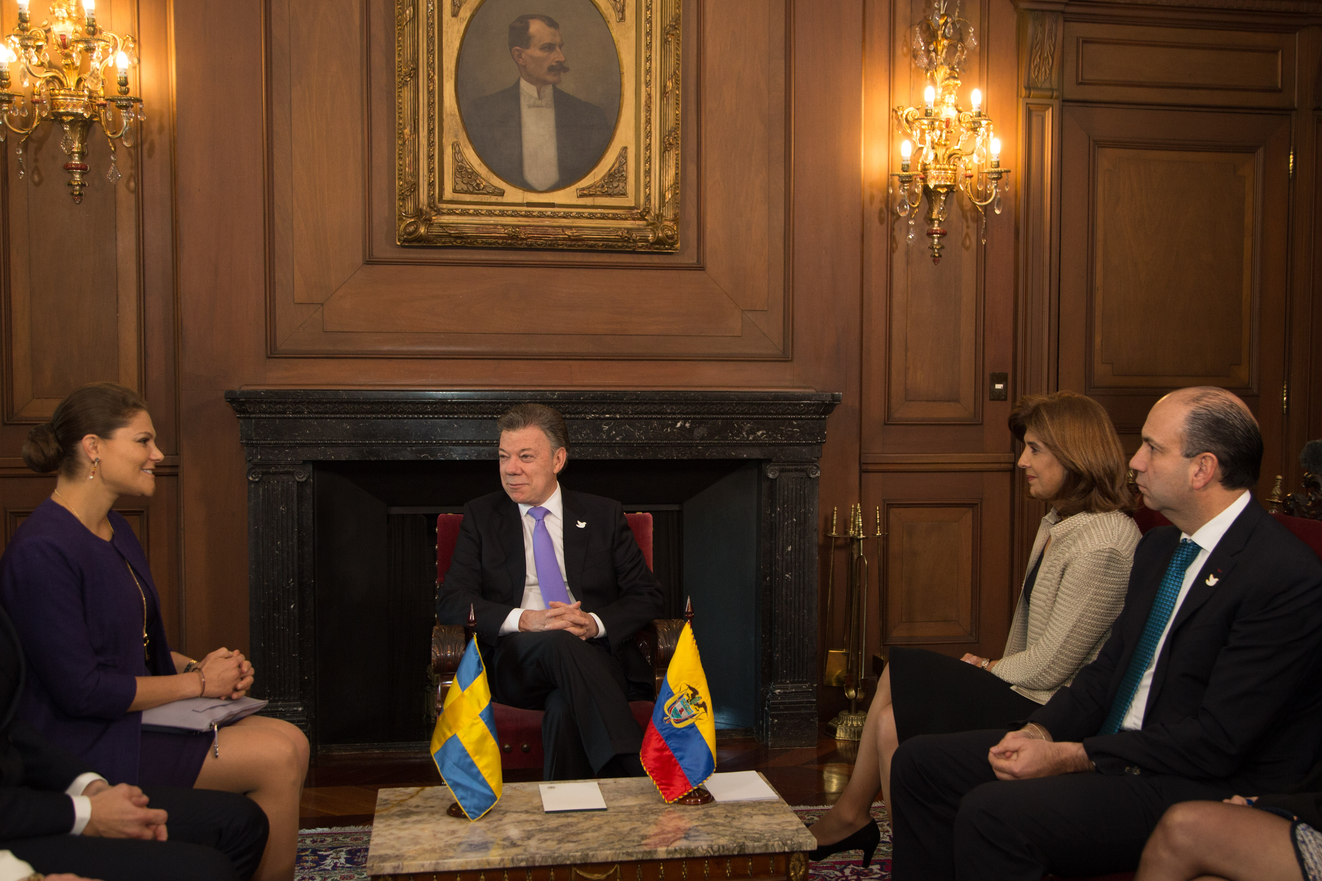 Visita de la Princesa Victoria de Suecia