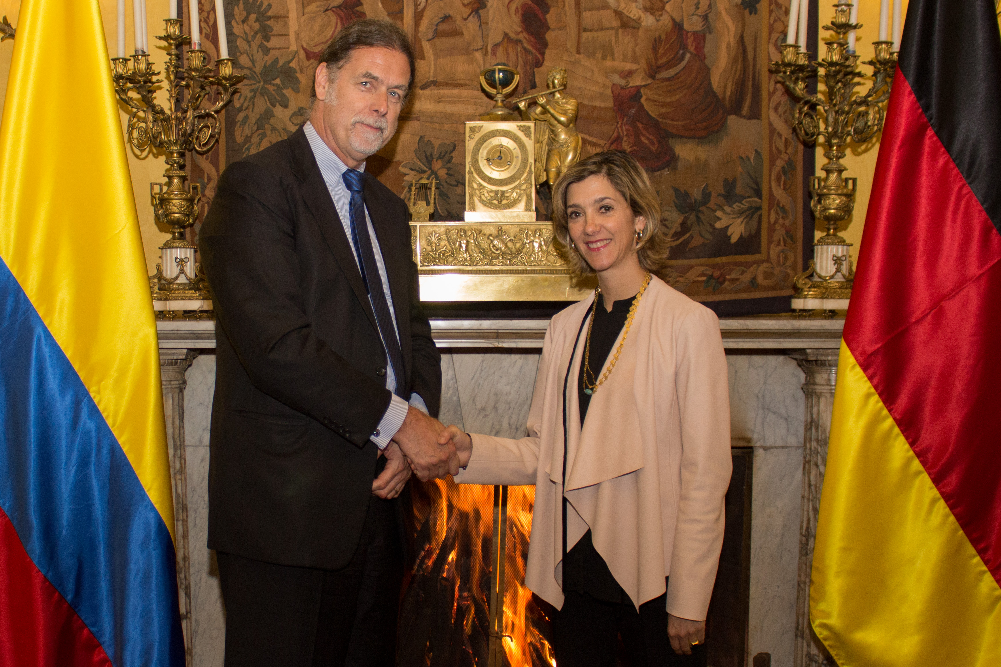 Viceministra Londoño desarrolló reunión de consultas políticas con el Secretario de Estado de Relaciones Exteriores de Alemania, Walter Lindner