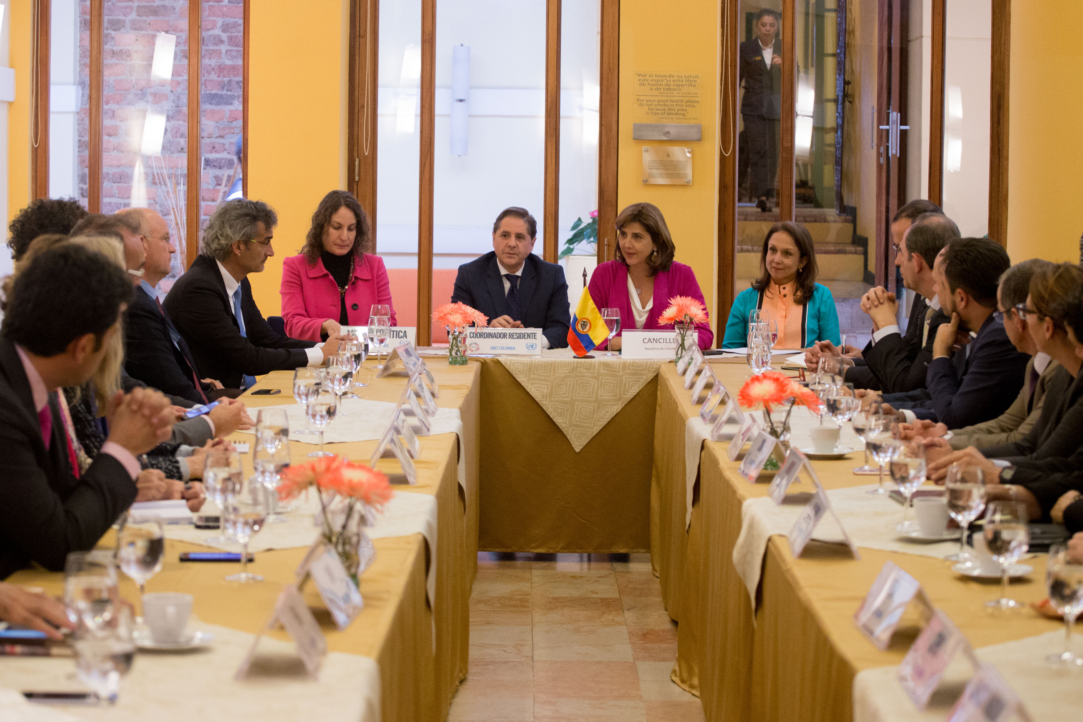 Canciller Holguín se reunió con los jefes de agencias, fondos y programas del sistema de Naciones Unidas en Colombia, en el marco del Día Internacional de la Organización de las Naciones Unidas