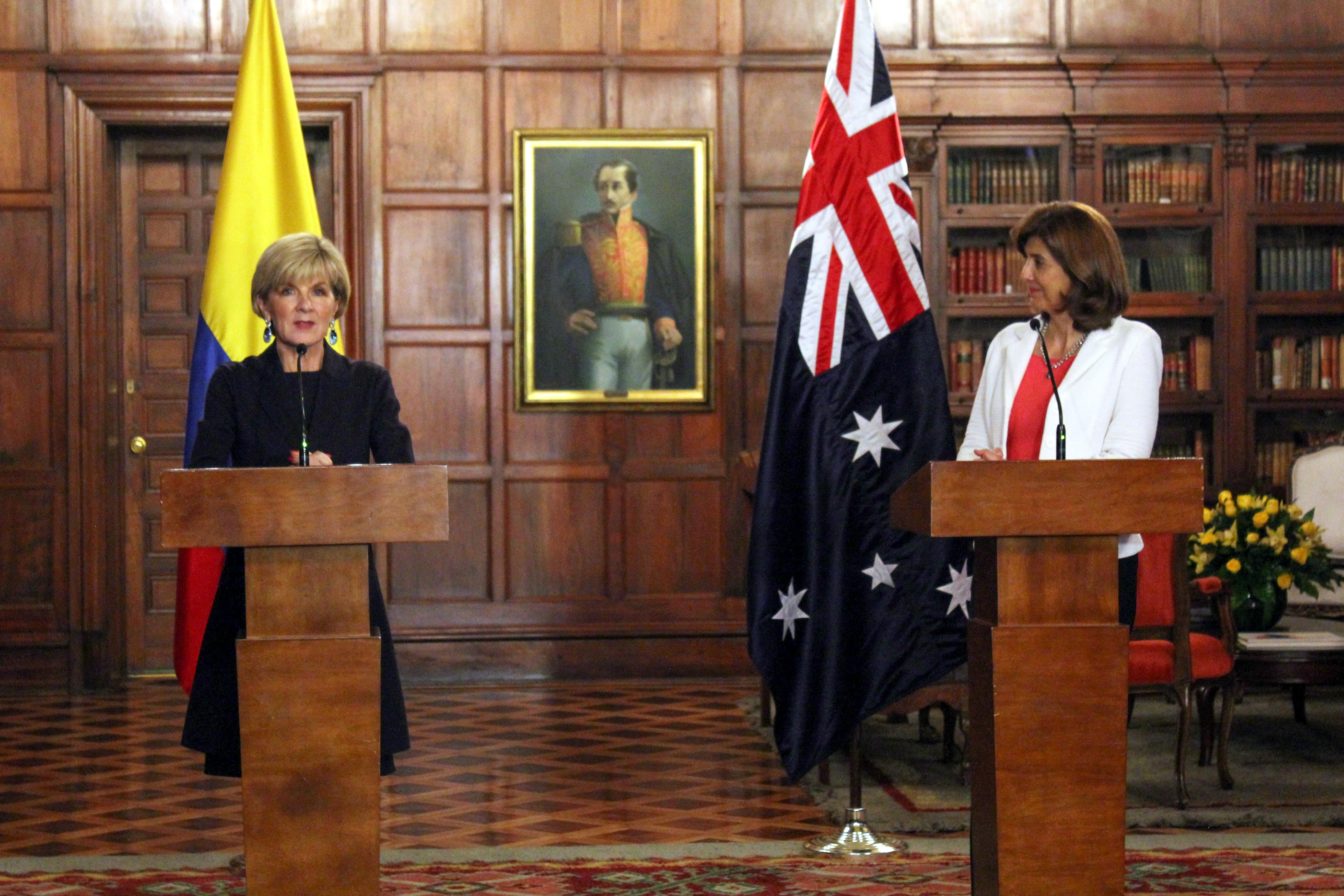 Cancilleres de Colombia y Australia mostraron su complacencia con dejación de armas por parte de la guerrilla de las FARC