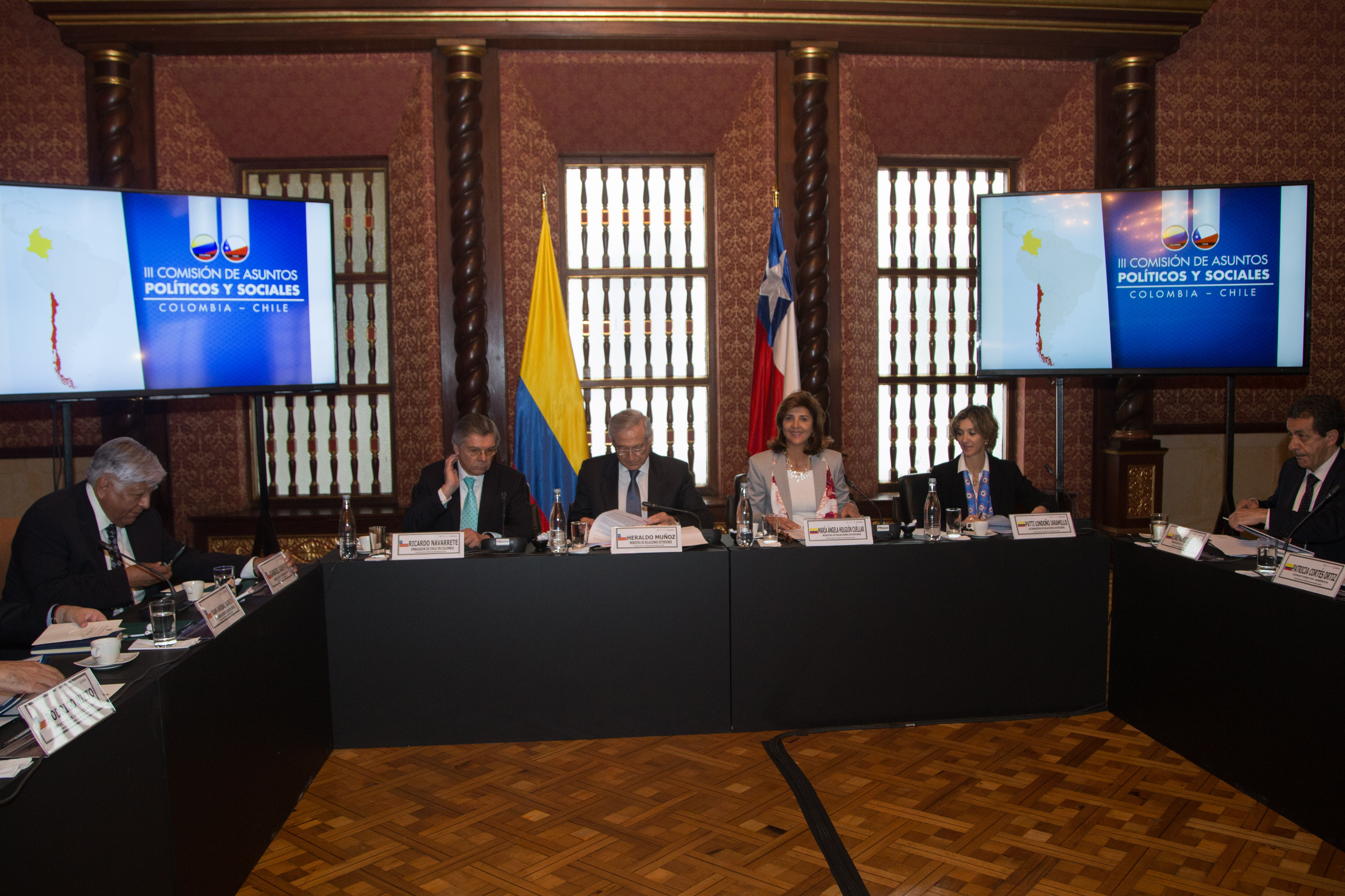 Cancilleres de Colombia y Chile se reunieron este miércoles, en Bogotá para refrendar la asociación estratégica entre ambos países