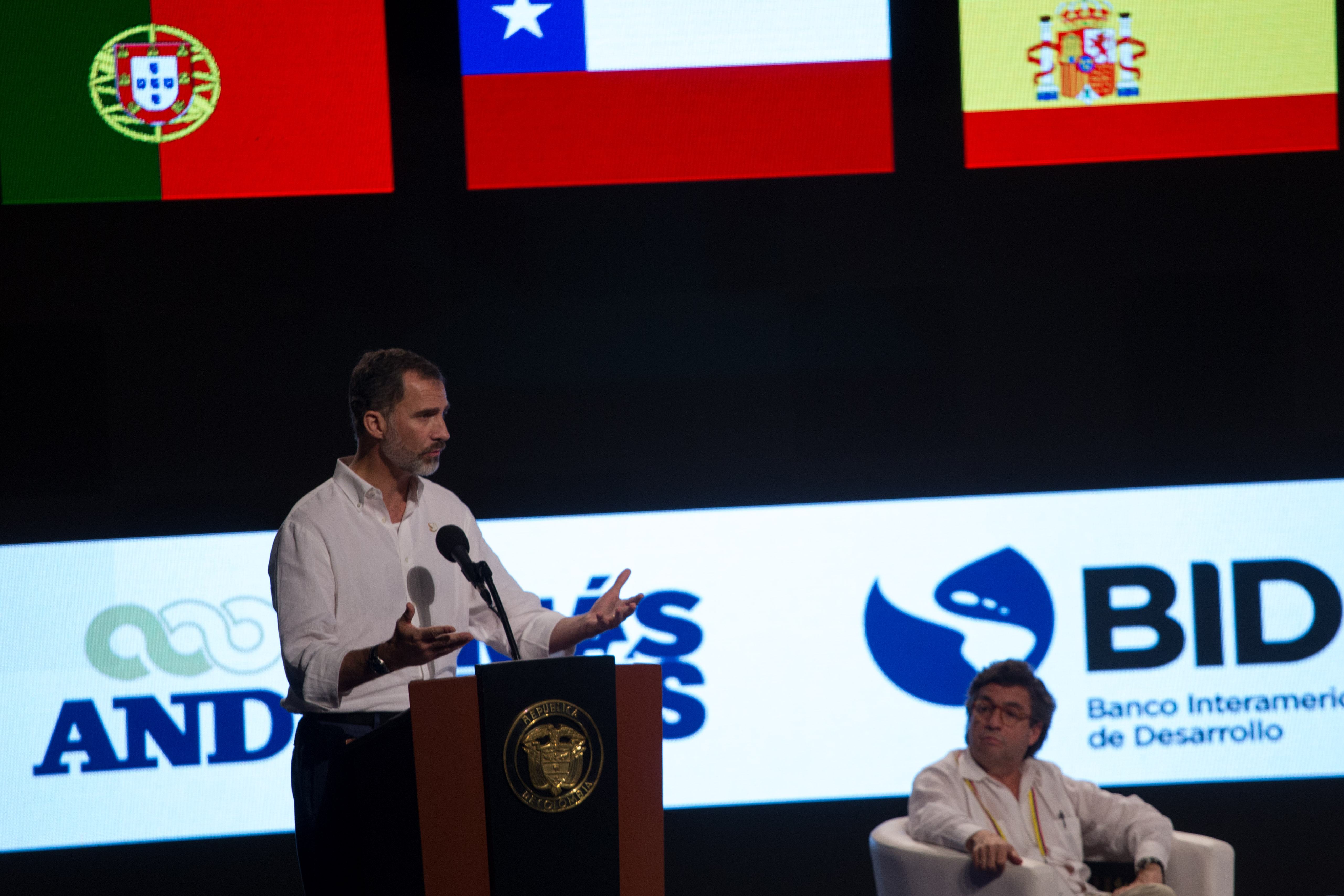 Tras varios años de dificultades económicas las expectativas mejoran en Iberoamérica: Su Majestad el Rey de España Felipe VI, durante la clausura del XI Encuentro Empresarial Iberoamericano
