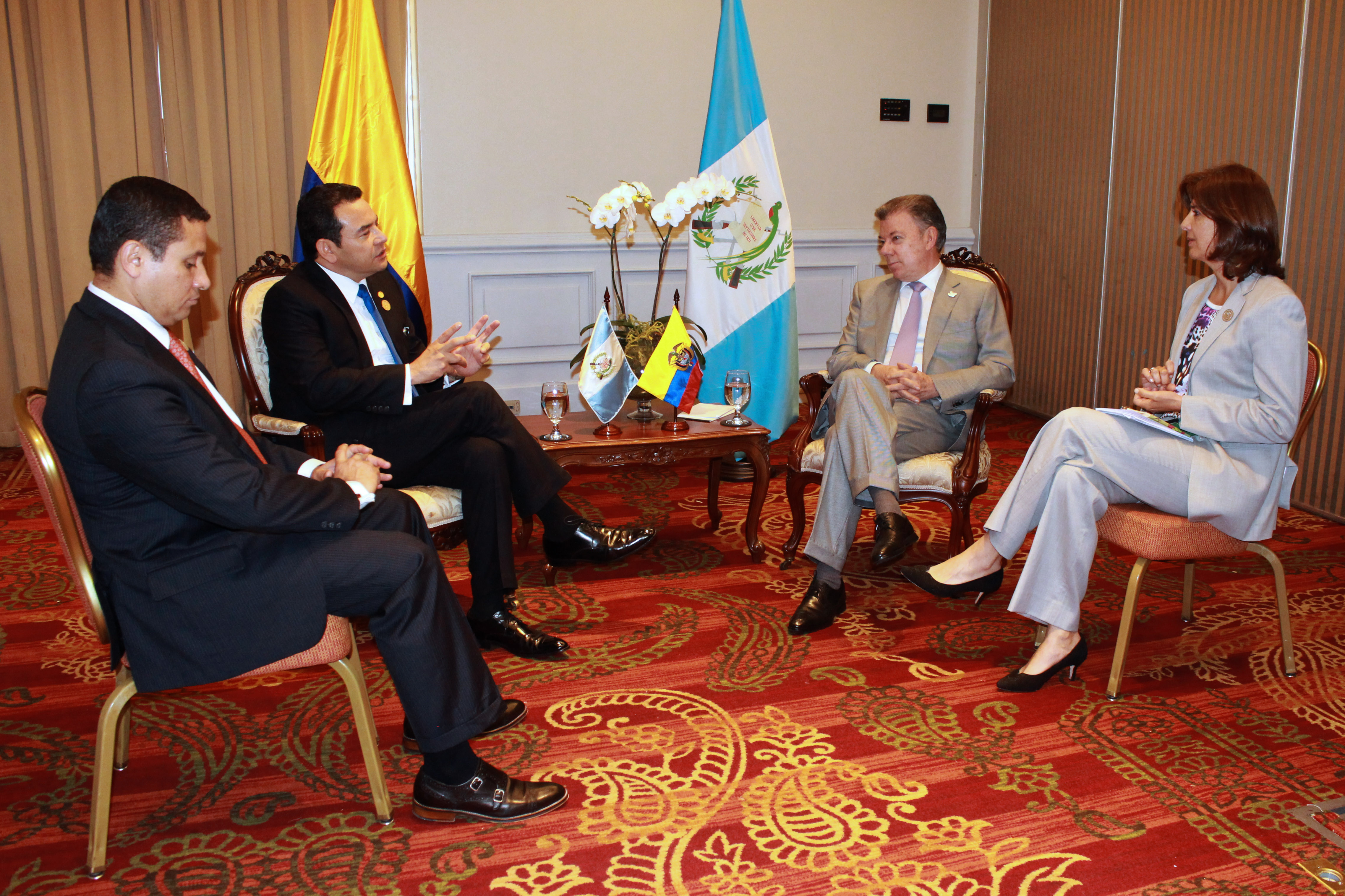 Canciller María Ángela Holguín participó en la reunión de los Presidentes 