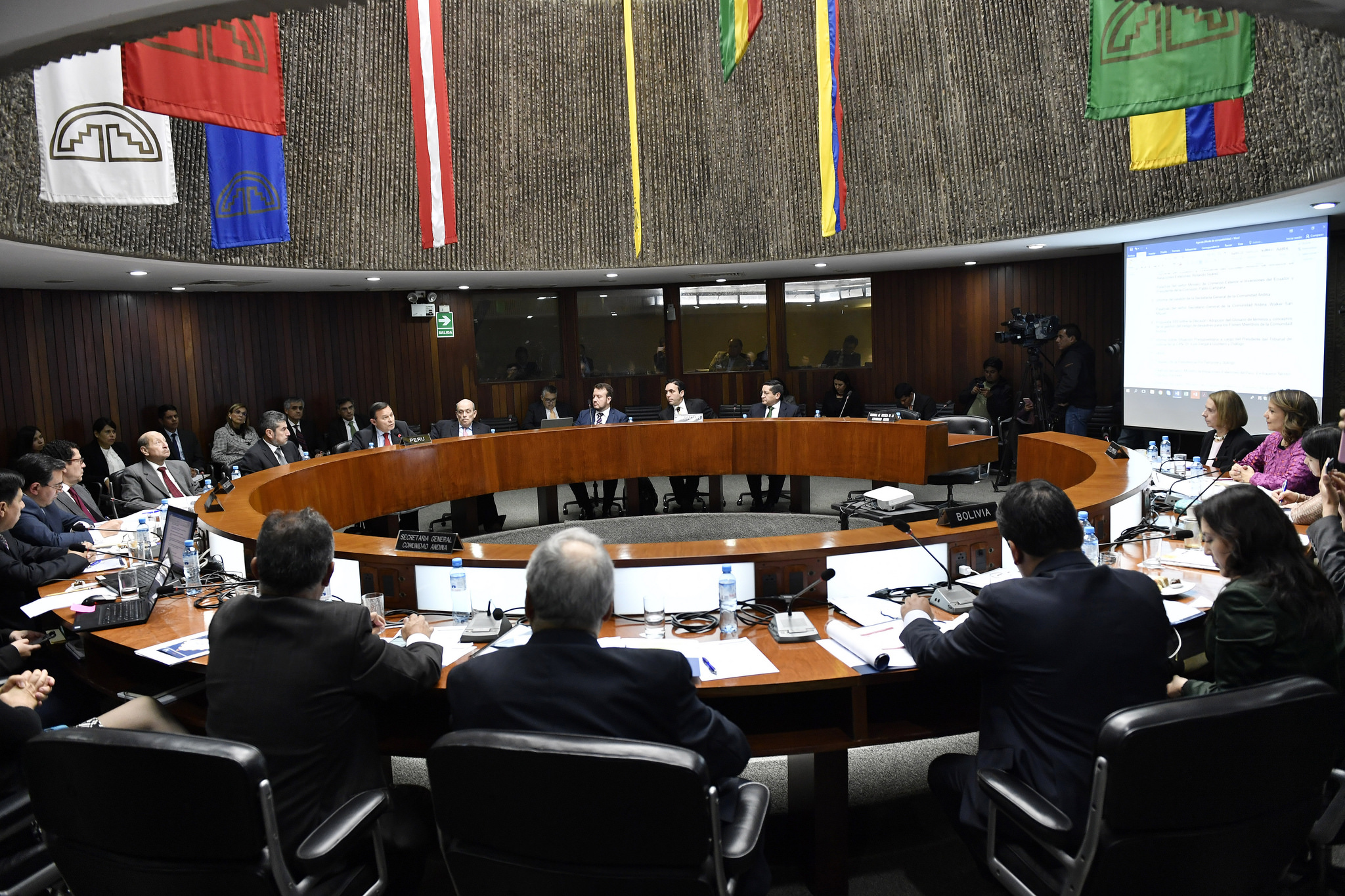 La Viceministra de Asuntos Multilaterales participó en la XLII Reunión del Consejo Andino de Ministros de Relaciones Exteriores en forma ampliada