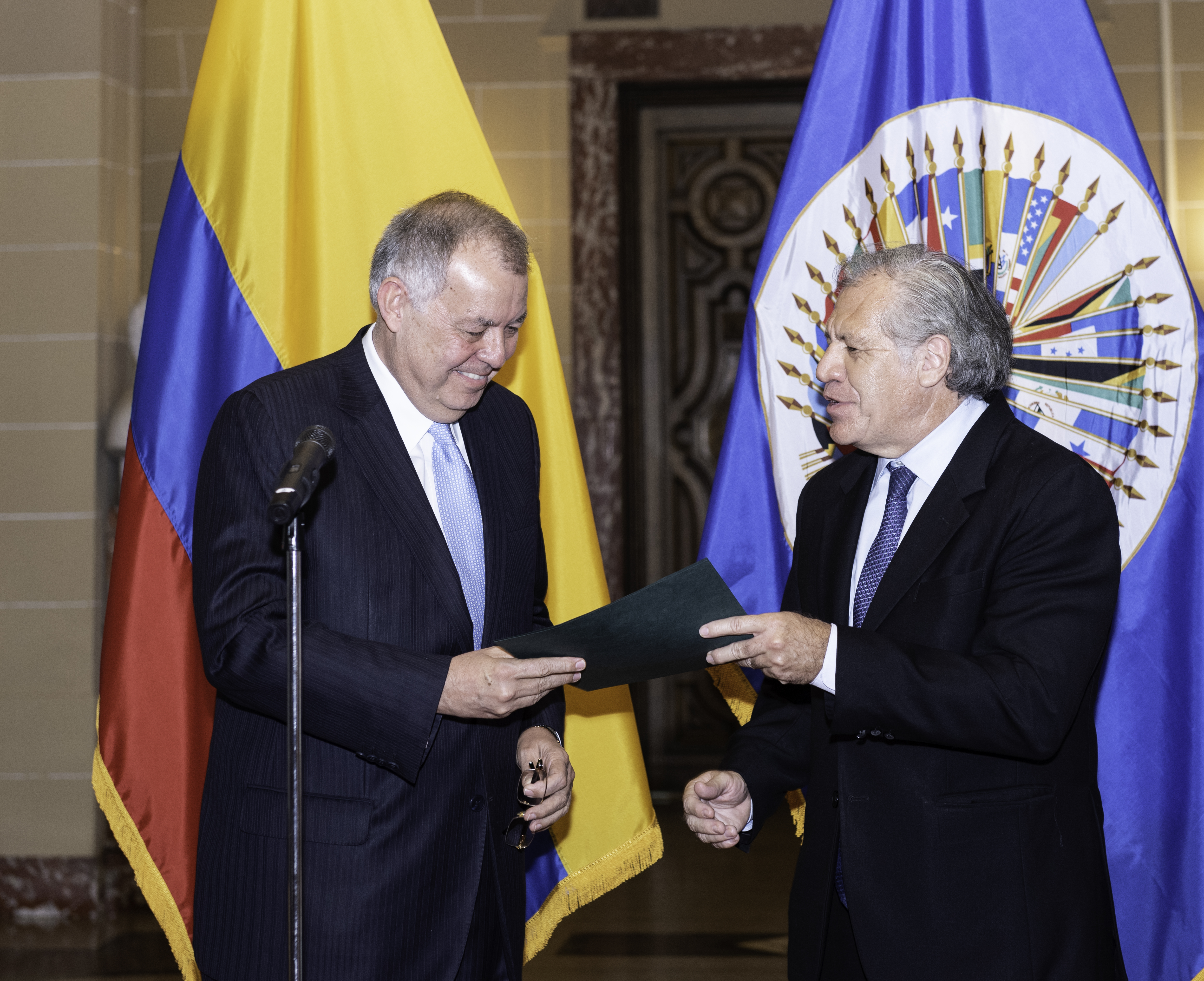 Embajador Alejandro Ordóñez presentó cartas credenciales en la OEA
