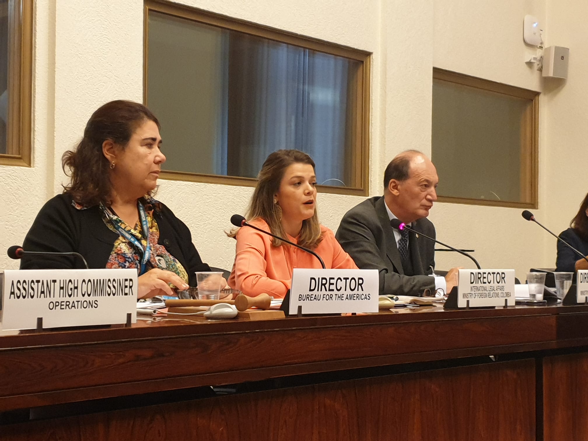 Colombia participó en el panel ‘Flujos de población venezolana: respuestas regionales y nacionales’, en el marco de la 70ª sesión del Comité Ejecutivo del Acnur