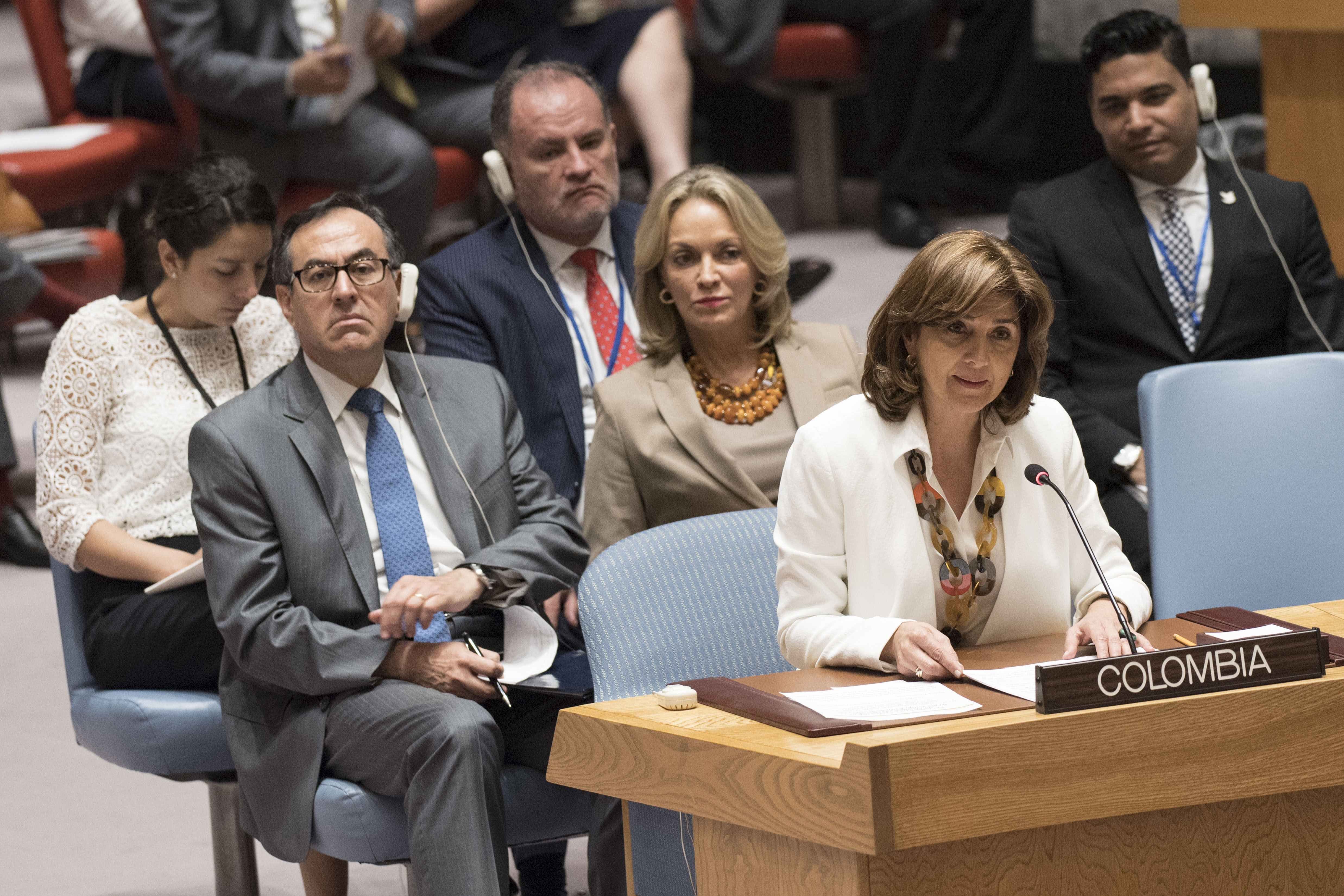 Palabras de Ministra Holguín en el Consejo de Seguridad de Naciones Unidas - Aprobación Segunda Misión de Verificación en Colombia
