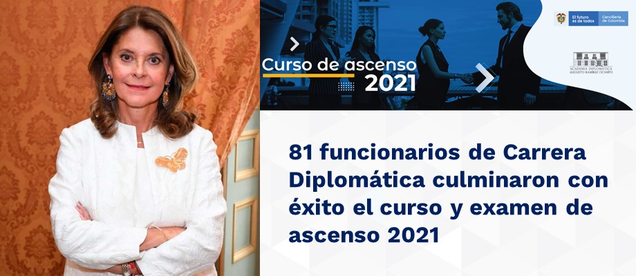 81 funcionarios de Carrera Diplomática culminaron con éxito el curso y examen de ascenso 