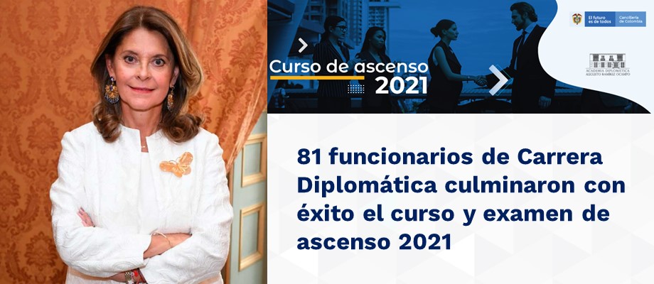 81 funcionarios de Carrera Diplomática culminaron con éxito el curso y examen de ascenso 