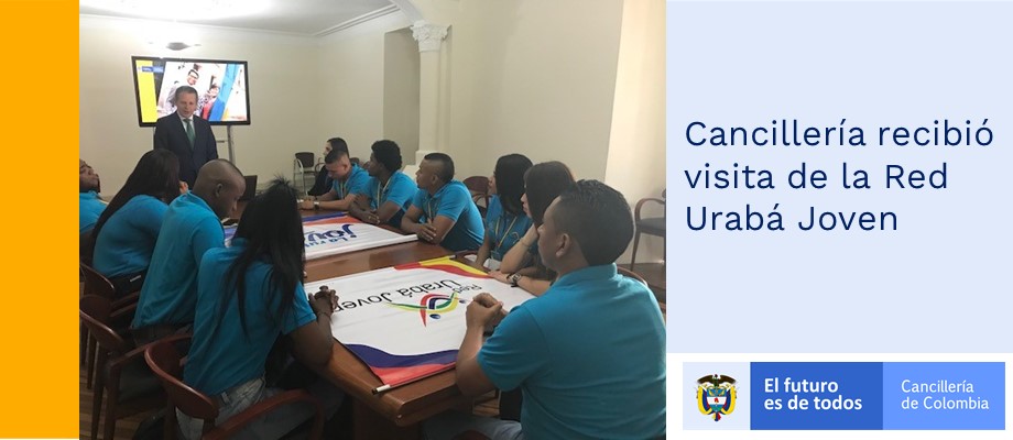 Cancillería recibió visita de la Red Urabá Joven