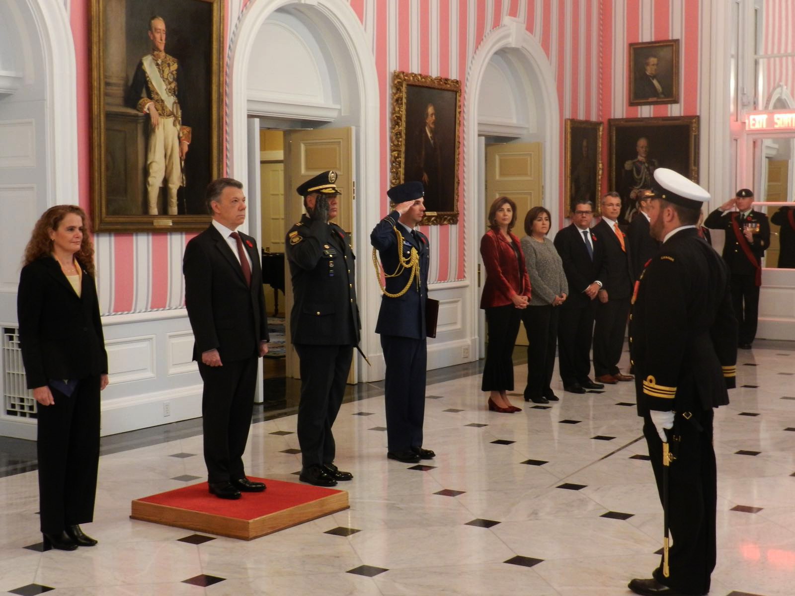 Presidente Juan Manuel Santos, junto con la Canciller María Ángela Holguín, adelanta Visita de Estado a Canadá