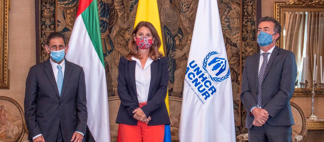Colombia recibe millonaria donación de Emiratos Árabes Unidos para atender a migrantes