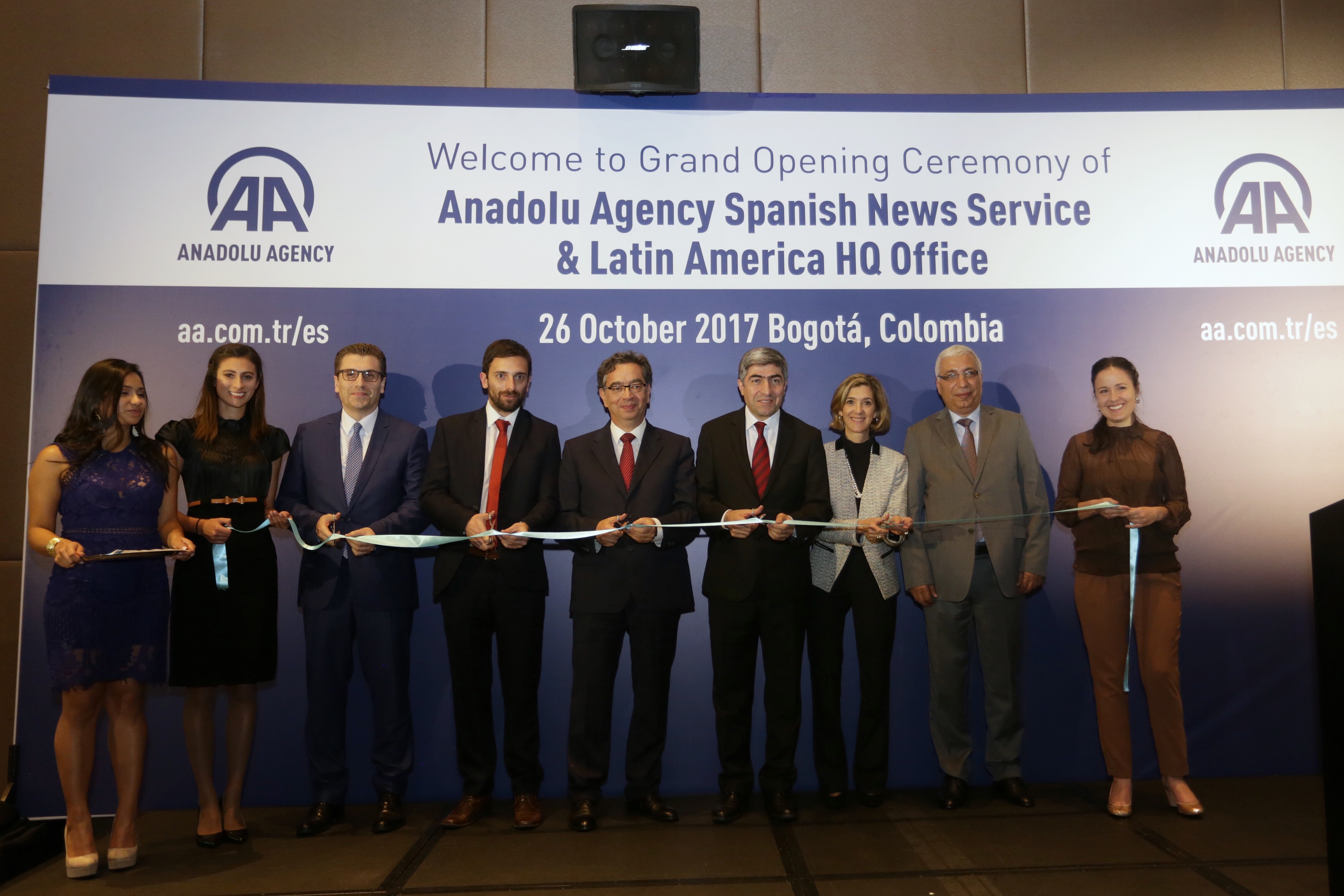 Colombia da la bienvenida a la oficina central de la agencia turca de noticias Anadolu