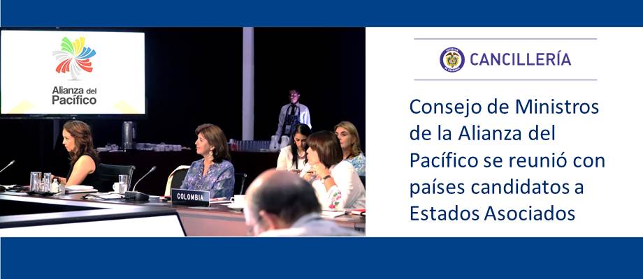 Consejo de Ministros de la Alianza del Pacífico se reunió con países candidatos a Estados Asociados