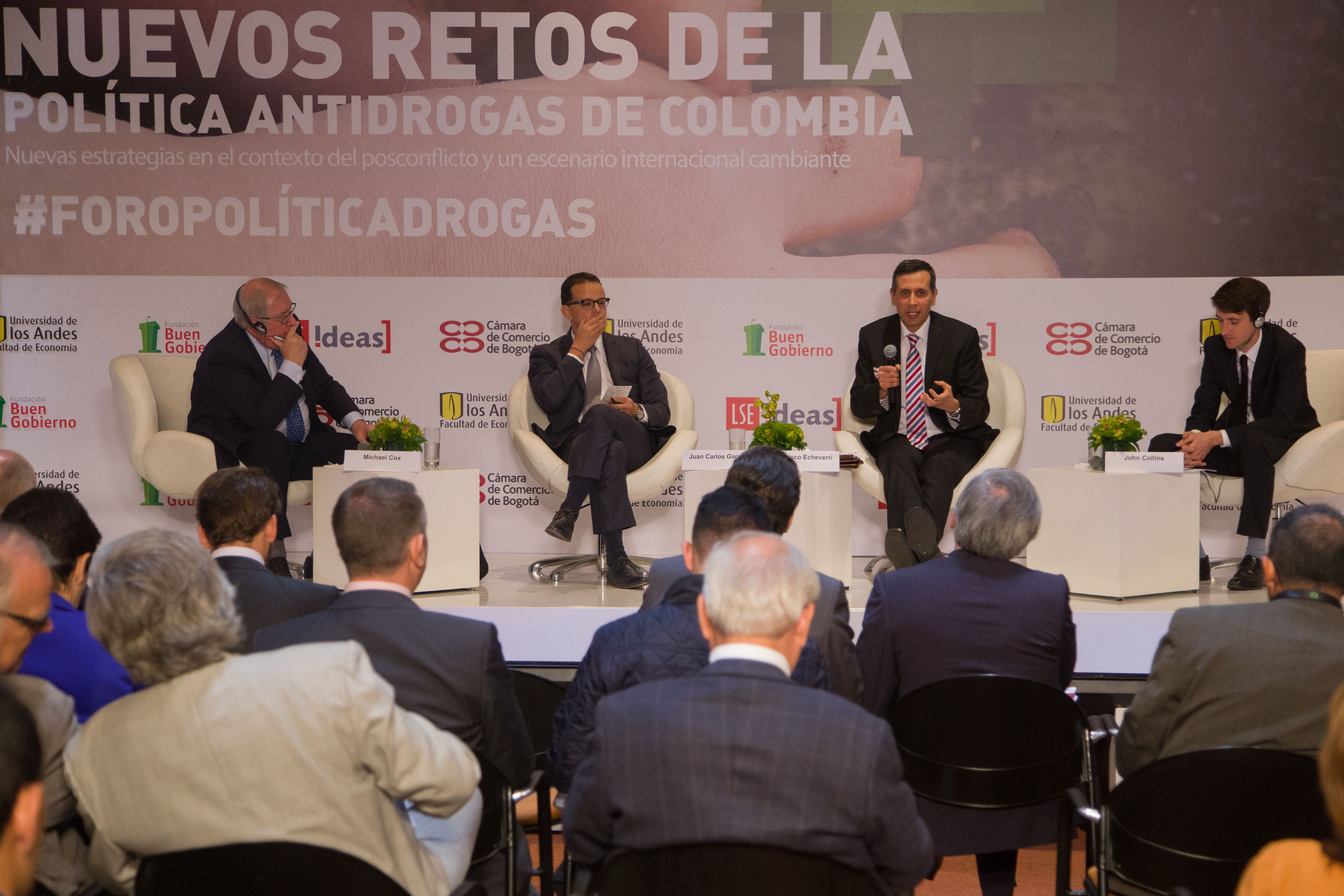 El Viceministro Echeverri participó en el Foro Nuevos Retos de la Política Antidrogas de Colombia