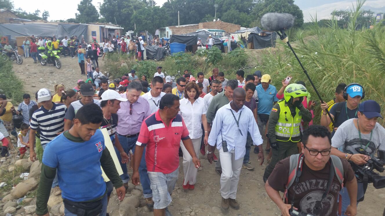 Deportados en el corregimiento La Parada en Villa del Rosario