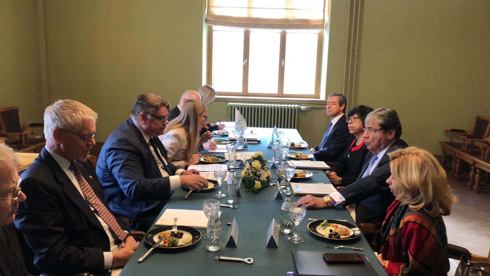 Cancilleres de Colombia y Finlandia dialogaron sobre el proceso de estabilización y convivencia pacífica en Colombia, la situación en Venezuela y asuntos bilaterales