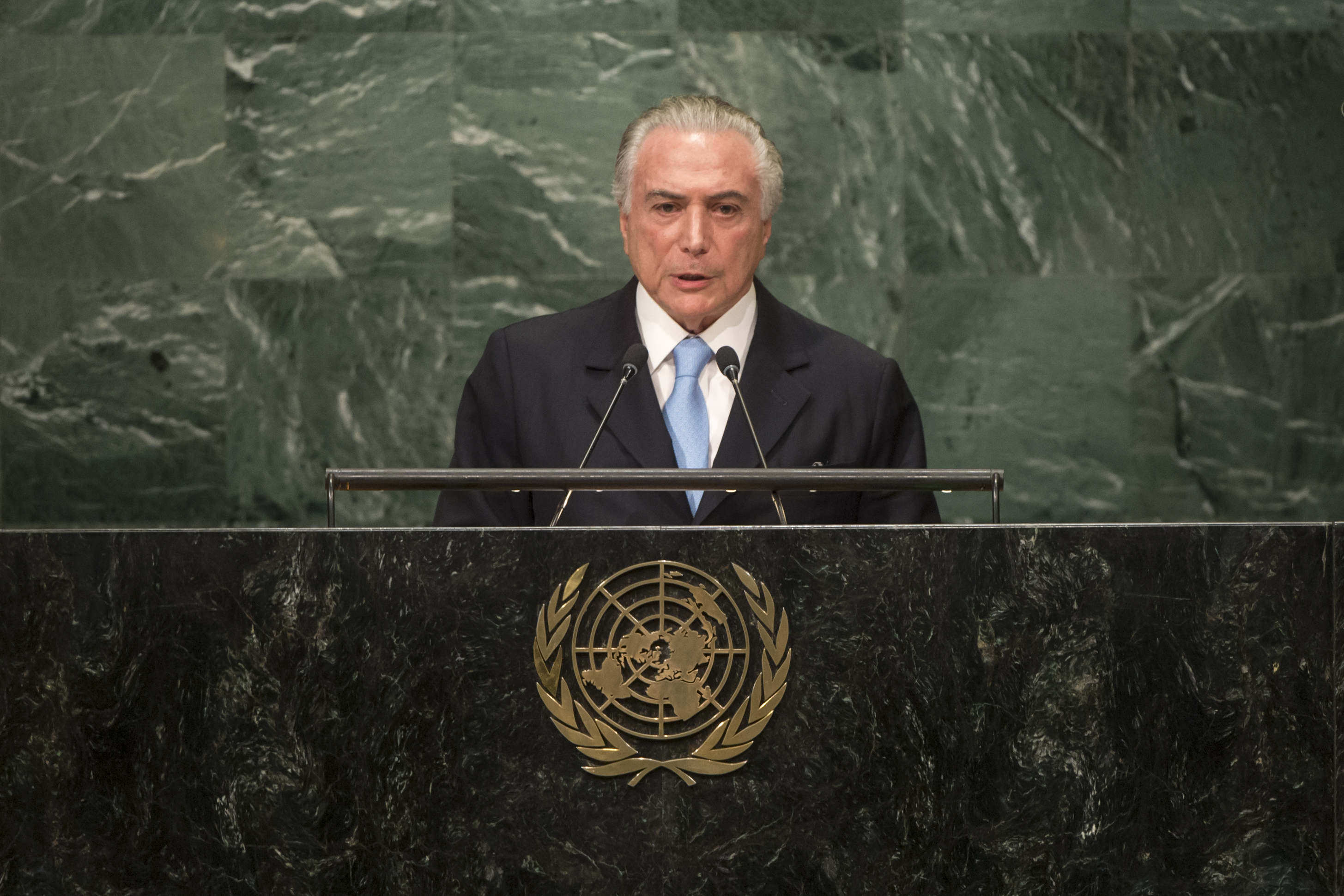 Durante acto de apertura de la 71° Asamblea General de las Naciones Unidas, Brasil le expresó a Colombia que está dispuesto a “contribuir” a la paz
