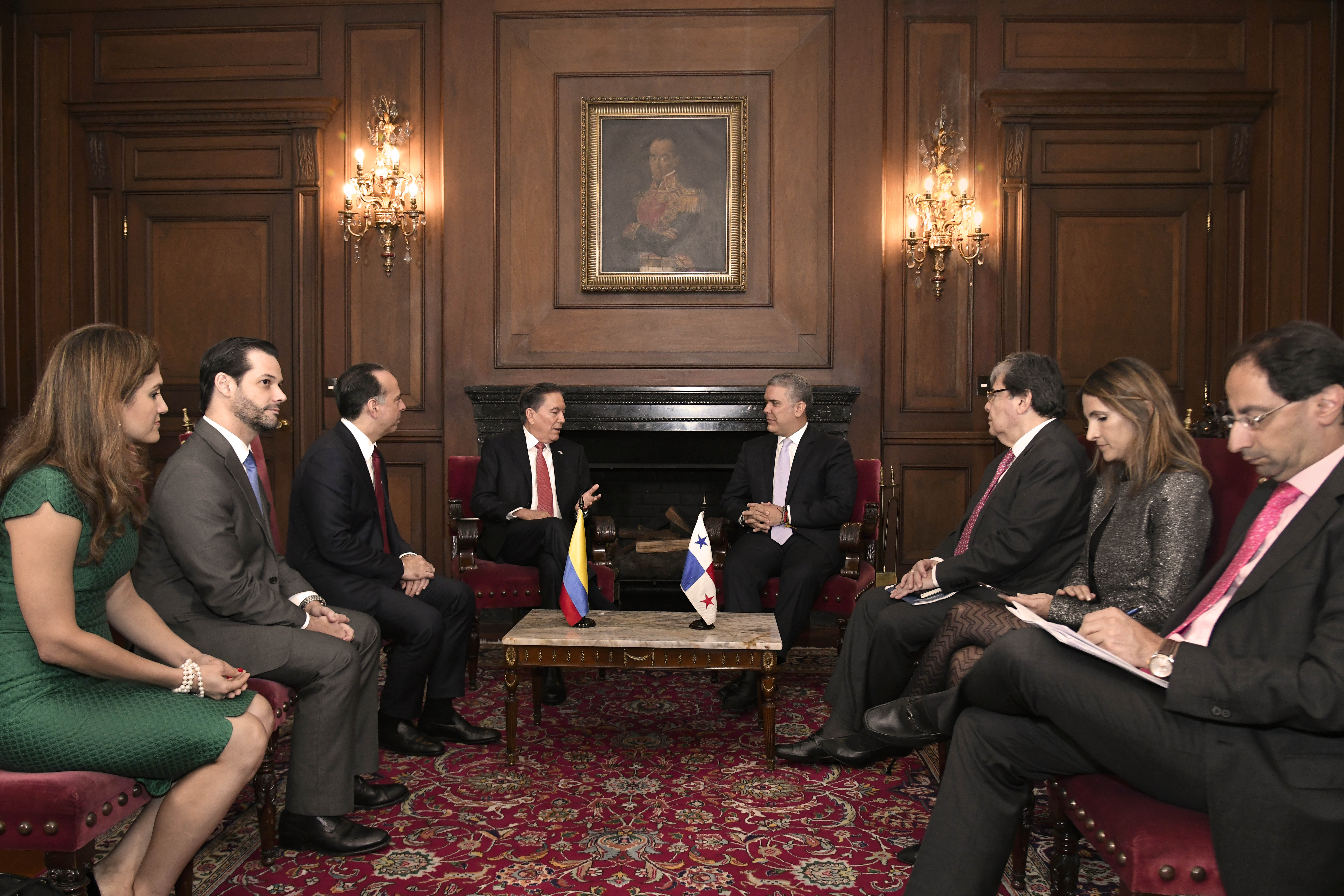 Canciller Holmes Trujillo participó en la reunión privada entre los jefes de Estado de Colombia y Panamá