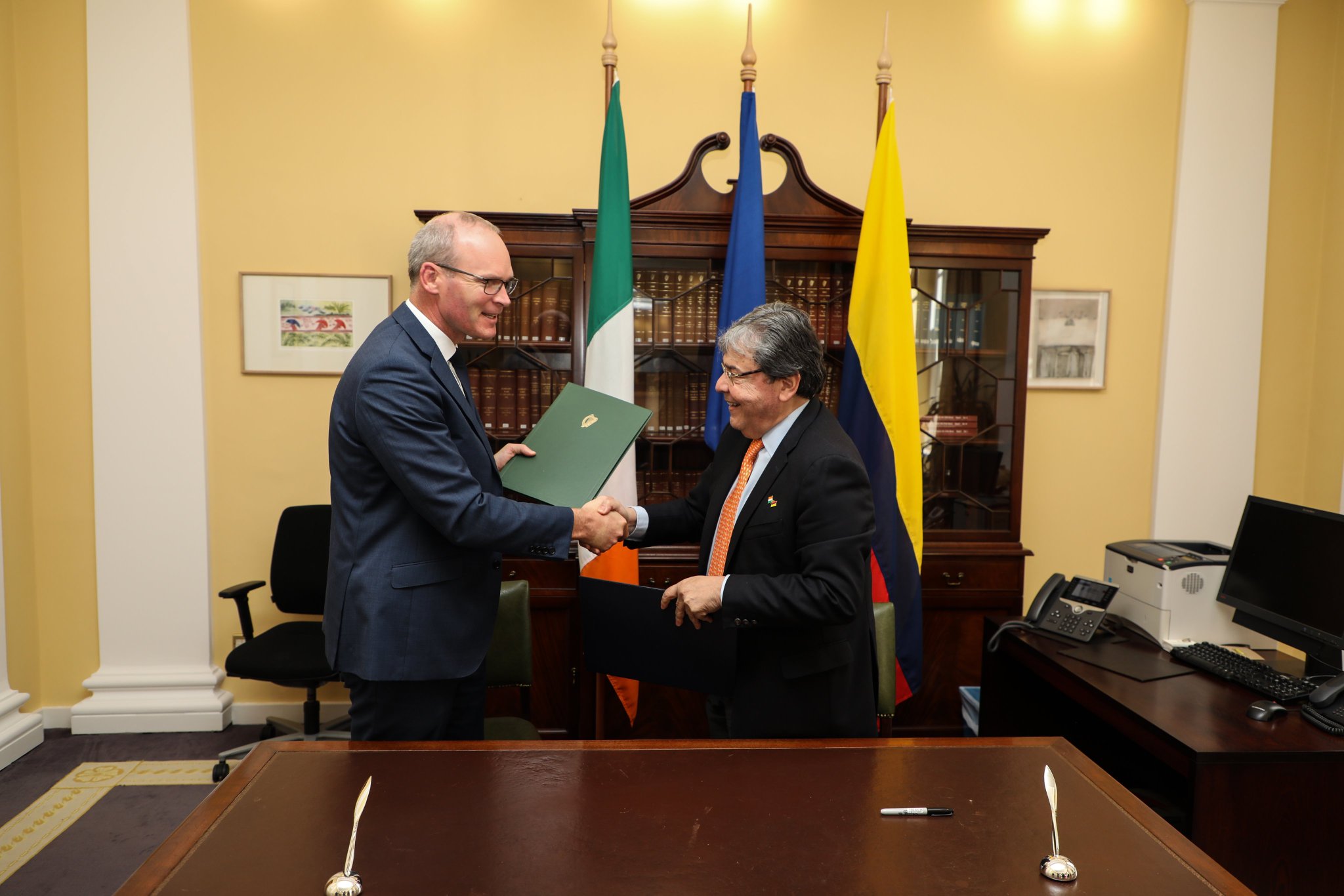 En Dublín, Colombia e Irlanda celebraron la I Reunión del Mecanismo de Consultas Políticas