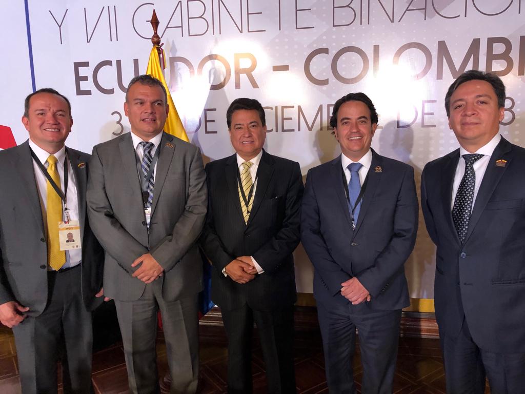Cancillería presentó en el séptimo Gabinete Binacional Colombia y Ecuador, los avances del Plan Binacional Fronterizo