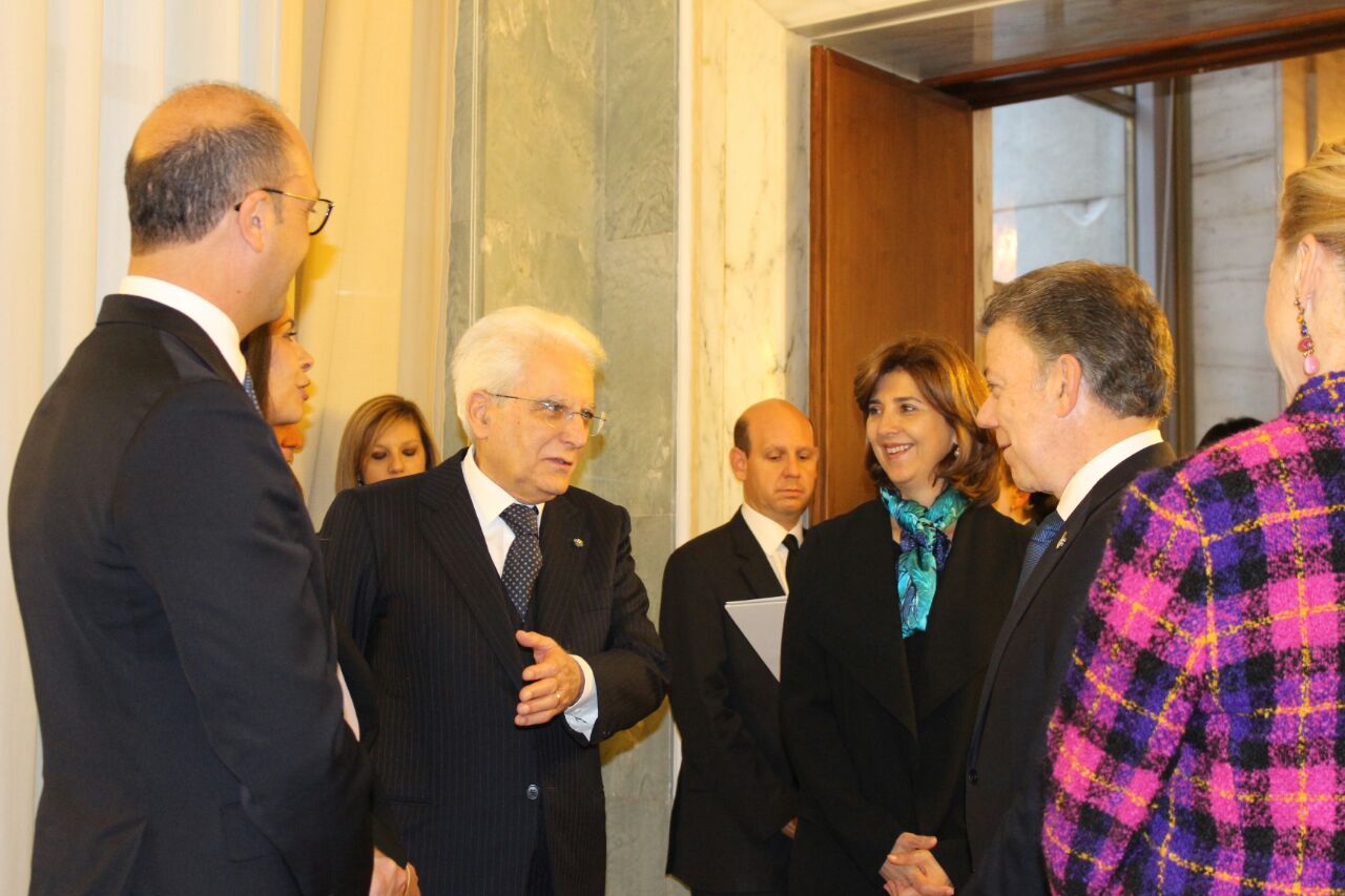 Presidente de Italia Sergio Mattarella aseguró que su país apoya y acompaña  proceso del posconflicto en Colombia