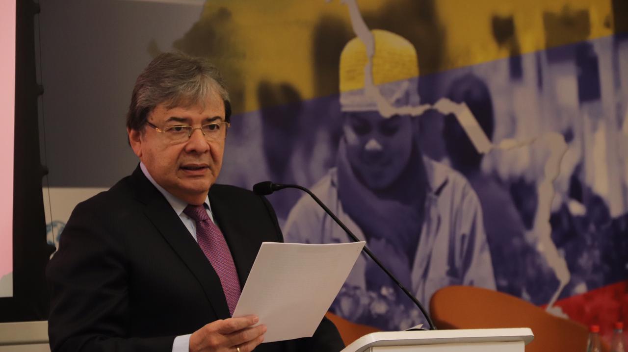 Conferencia del Ministro de Relaciones Exteriores, Carlos Holmes Trujillo, en el foro “La migración en Colombia: retos para la integración económica de los migrantes, de la Universidad del Rosario