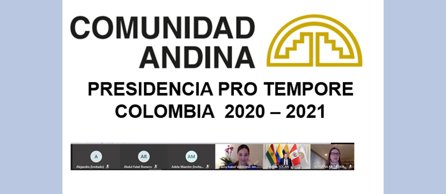 Viceministra de Asuntos Multilaterales y el Secretario General de la CAN revisaron avances del Plan de Trabajo de la Presidencia Pro Tempore de Colombia