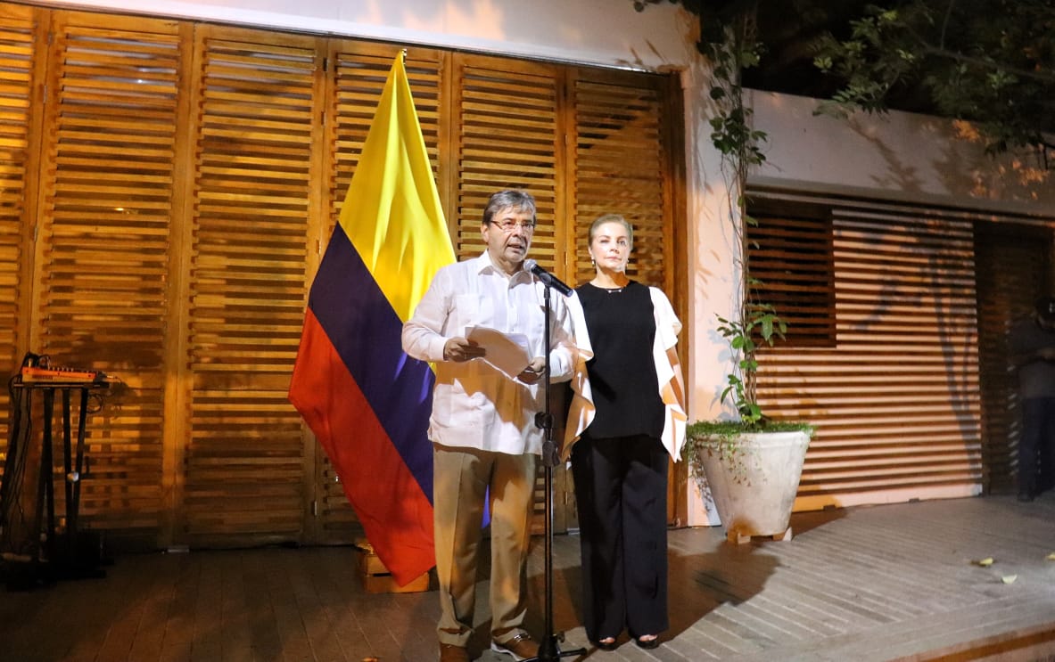 Frente a Venezuela no podemos ser indiferentes ni cómplices, destacó el Canciller Carlos Holmes Trujillo en su saludo al Cuerpo Diplomático acreditado en Colombia