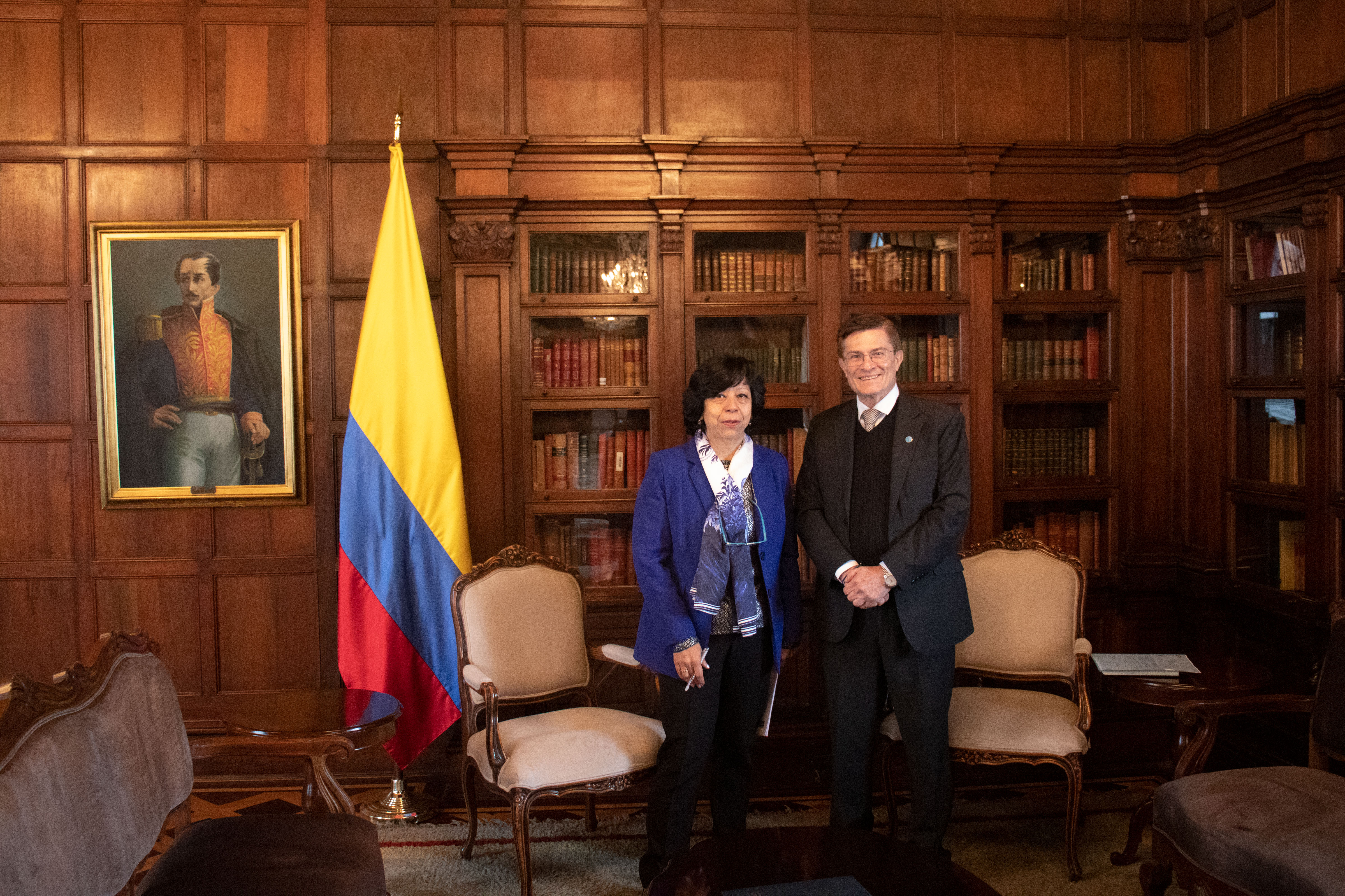 Nuevo Representante de la FAO en Colombia presentó cartas credenciales a la Viceministra de Relaciones Exteriores