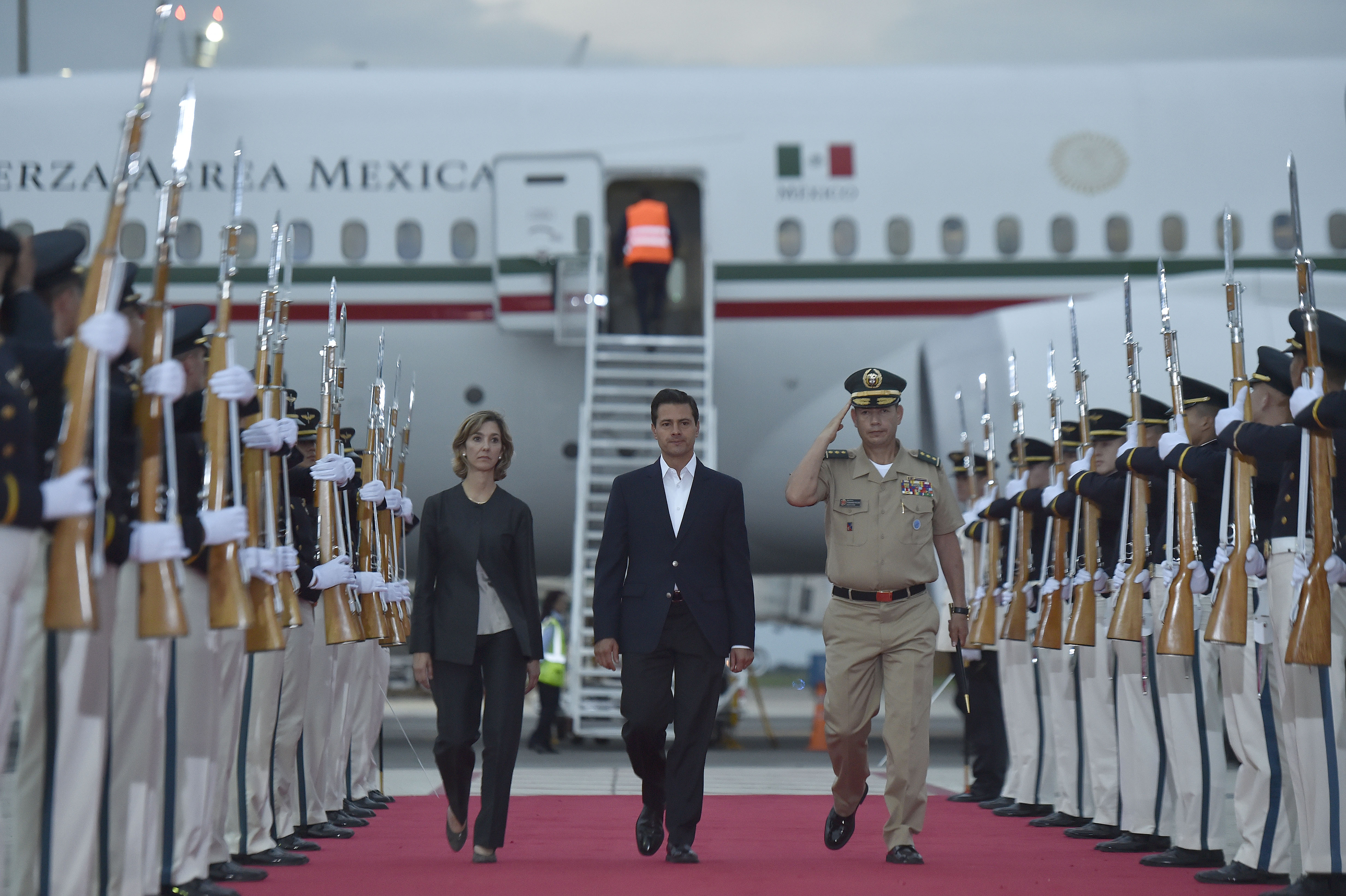 Presidente de México, Enrique Peña Nieto, llegó a Cali para participar de la XII Cumbre de la Alianza del Pacífico
