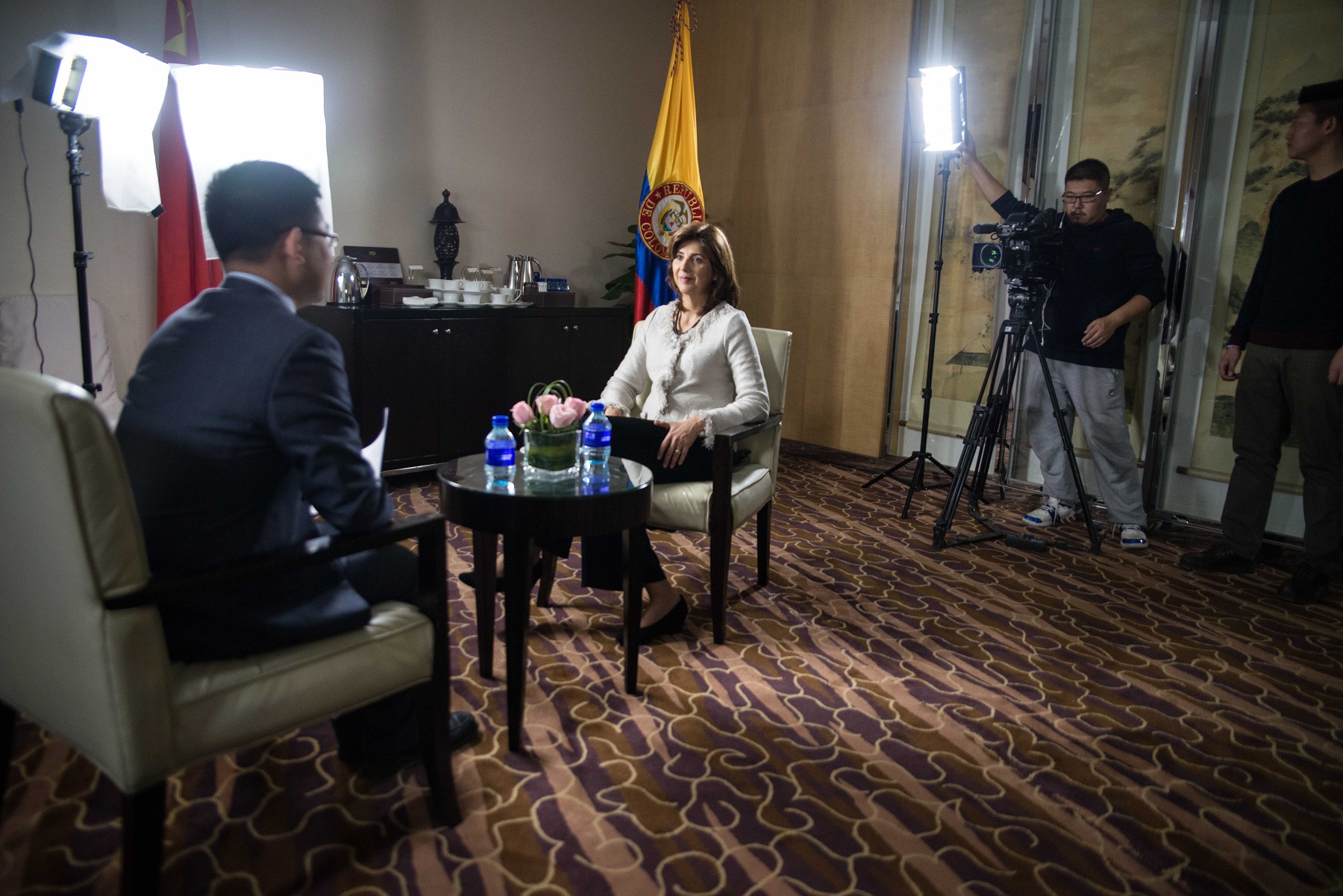 entrevista en China, canal cctv 
