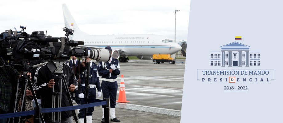 Instructivo para la cobertura de prensa en el Comando Aéreo de Transporte Militar (Catam) de la llegada de altos dignatarios a la transmisión de mando presidencial