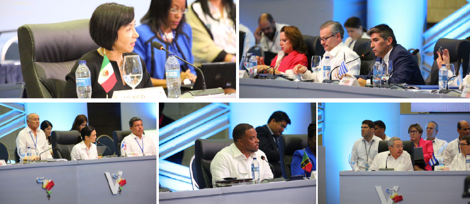 Varios gobiernos reiteraron apoyo a la búsqueda de la paz en Colombia durante la plenaria de la V Cumbre de Jefes y Jefas de Estado y de Gobierno de la CELAC