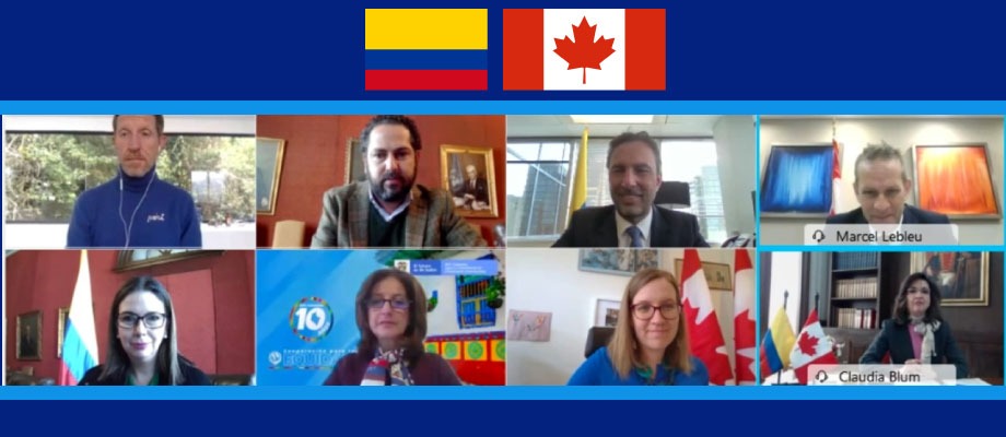 Colombia y Canadá reafirmaron la importancia de la cooperación 