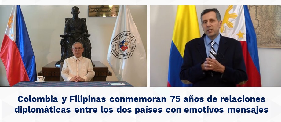 Colombia y Filipinas conmemoran 75 años de relaciones diplomáticas entre los dos países 