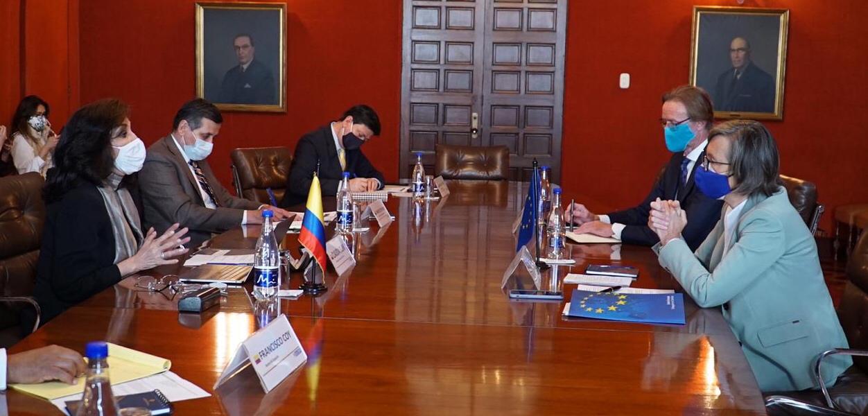 “Colombia y Unión Europea elevarán el nivel de su relación estratégica” Canciller Blum al terminar reunión con la Embajadora de la UE Patricia Llombart