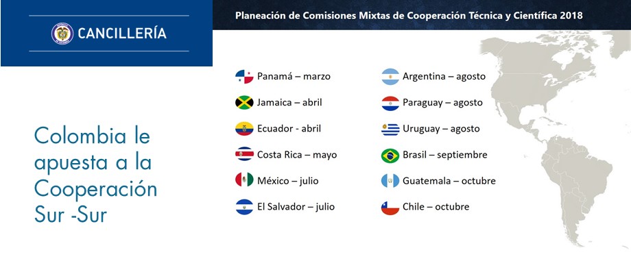 Colombia le apuesta a la Cooperación Sur -Sur en el 2017