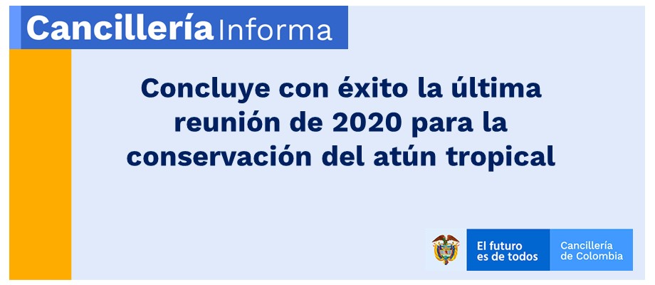 Concluye con éxito la última reunión de 2020 para la conservación del atún 